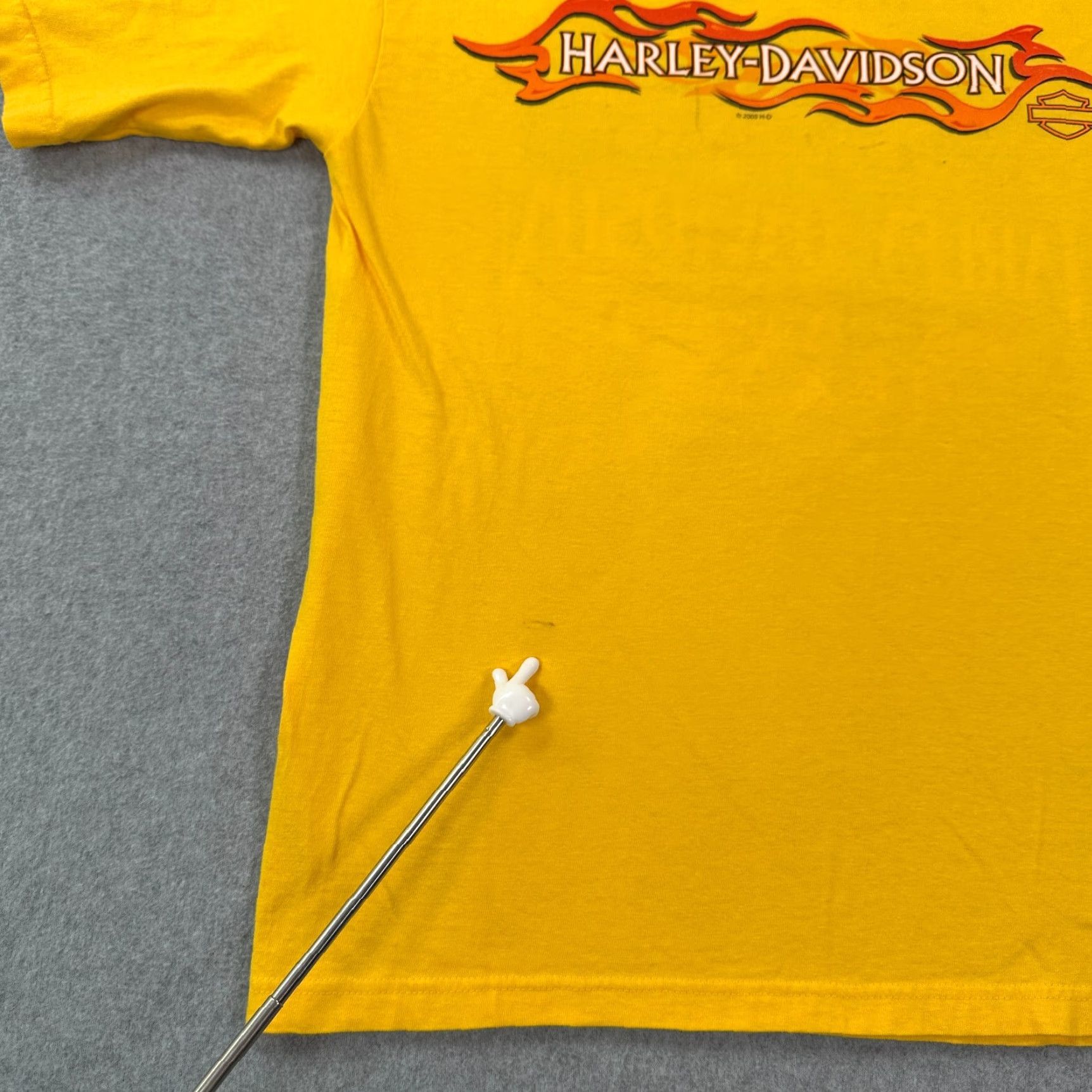 Harley Davidson Harley-Davidson T-Shirt Yellow Men's M Crew Neck Short Sleeve Graphic Print Alamo City Size US M / EU 48-50 / 2 - 7 Thumbnail