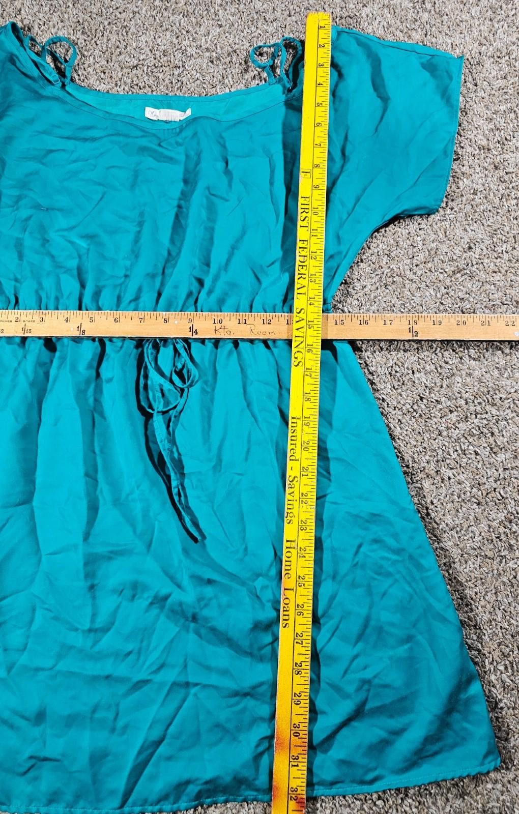 American Eagle Outfitters AEO American Eagle Outfitters smock dress teal Medium Size M / US 6-8 / IT 42-44 - 4 Thumbnail