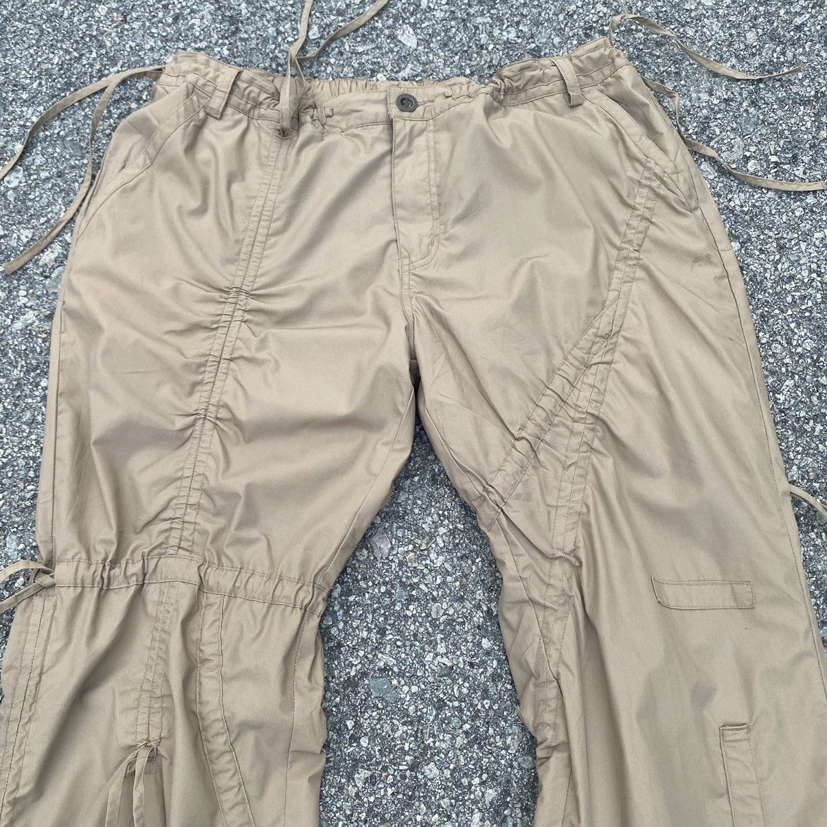 Japanese Brand WAVELIST Parachute Adjustable String Pant Size US 35 - 2 Thumbnail