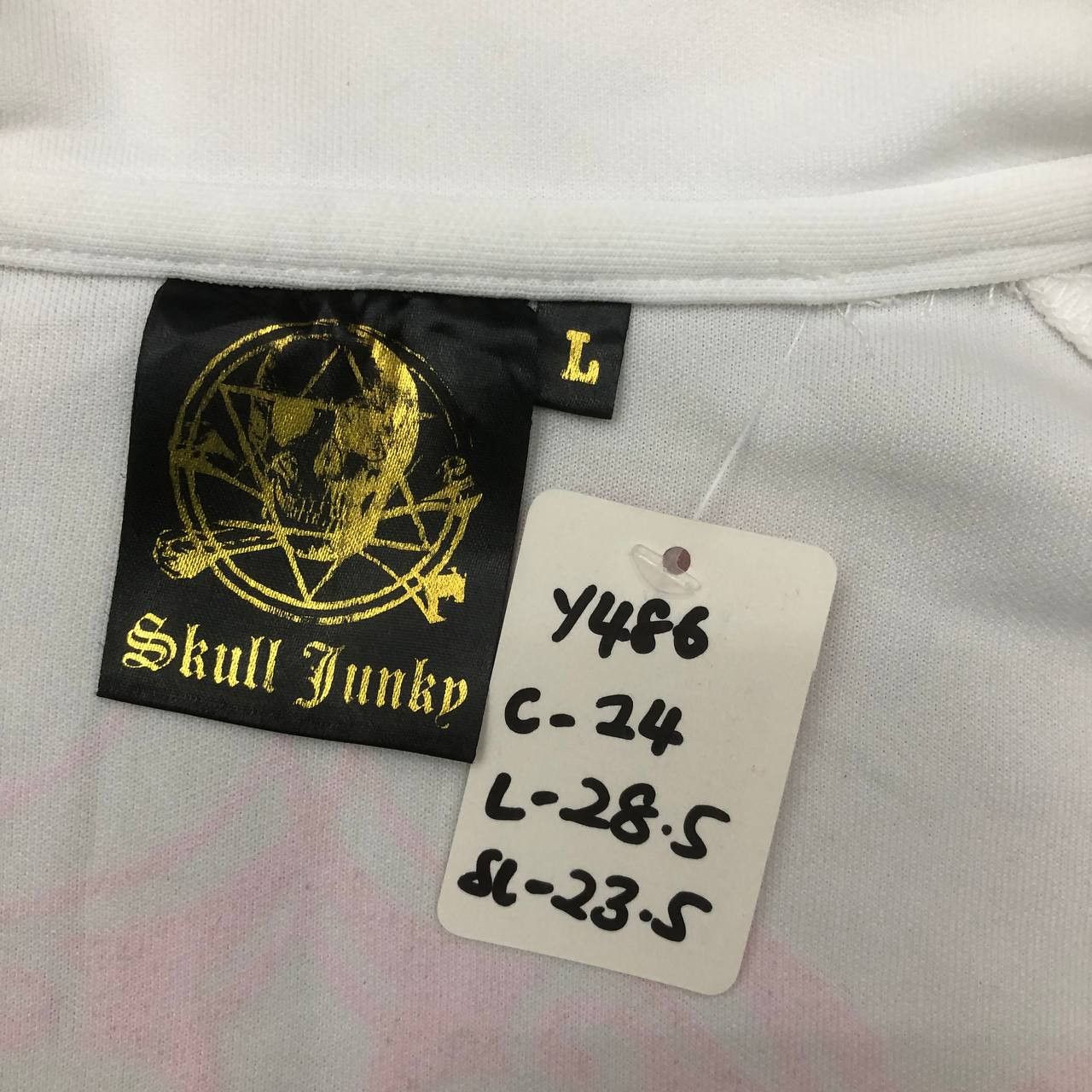 Japanese Brand Y486 JAPAN SKULL JUNKY ONE SET JACKET & TRACKSUIT PANTS Size US L / EU 52-54 / 3 - 11 Thumbnail
