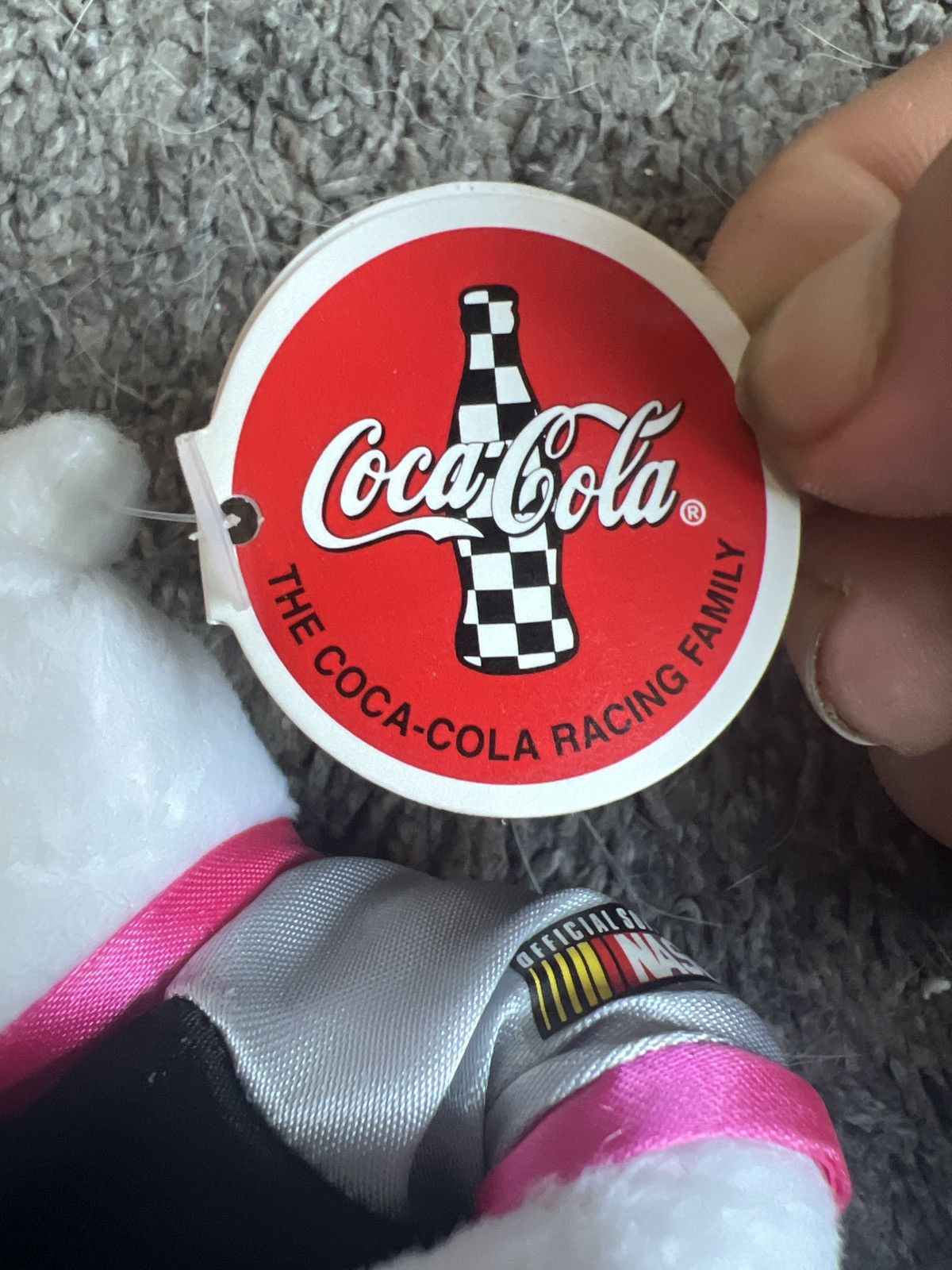 Coca Cola 1999 Coca-Cola NASCAR Jeff Burton Plush Size ONE SIZE - 4 Thumbnail