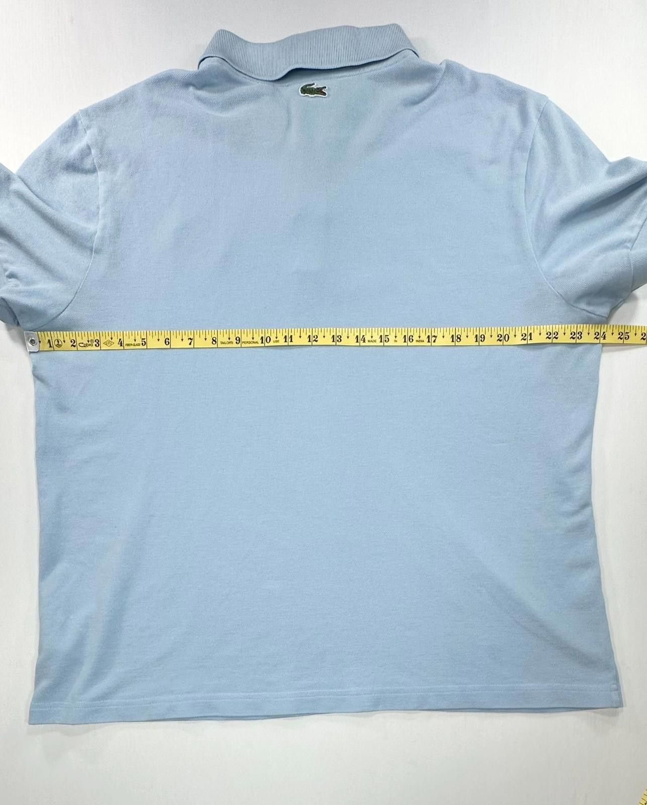 Lacoste Lacoste 1/4 Button Regular Fit Logo Polo Shirt Blue Mens 2XL Size US XXL / EU 58 / 5 - 4 Thumbnail