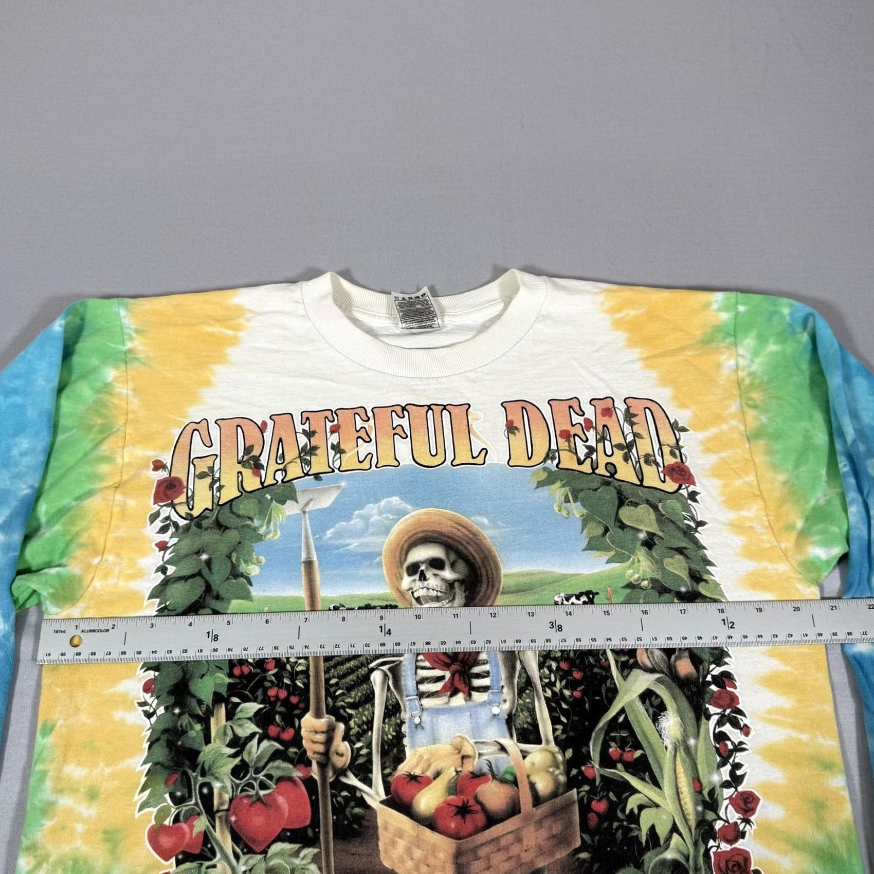 Fruit Of The Loom VINTAGE Grateful Dead Shirt Mens L Long Sleeve Tie Dye Keep It Green 1998 Size US L / EU 52-54 / 3 - 5 Thumbnail