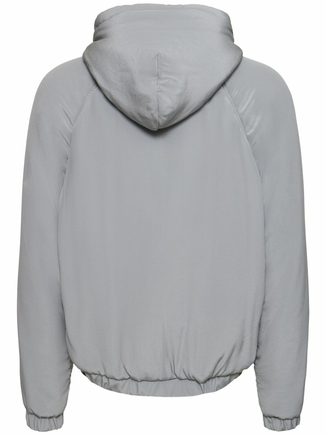 Dolce & Gabbana o1s22i1n0924 Cropped Bomber Jacket in Grey Size US M / EU 48-50 / 2 - 3 Thumbnail