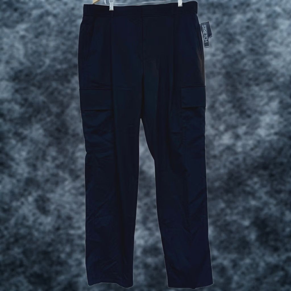 Alfani Alfani Mens Black Stretch Cargo Pants 36W 32L New Size US 36 / EU 52 - 1 Thumbnail