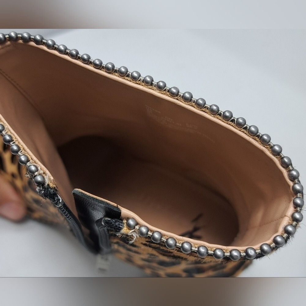 Coach NWT Coach Drea Ankle Boots Bootie Zip Shoes Heels Leopard C Size US 8 / IT 38 - 9 Thumbnail