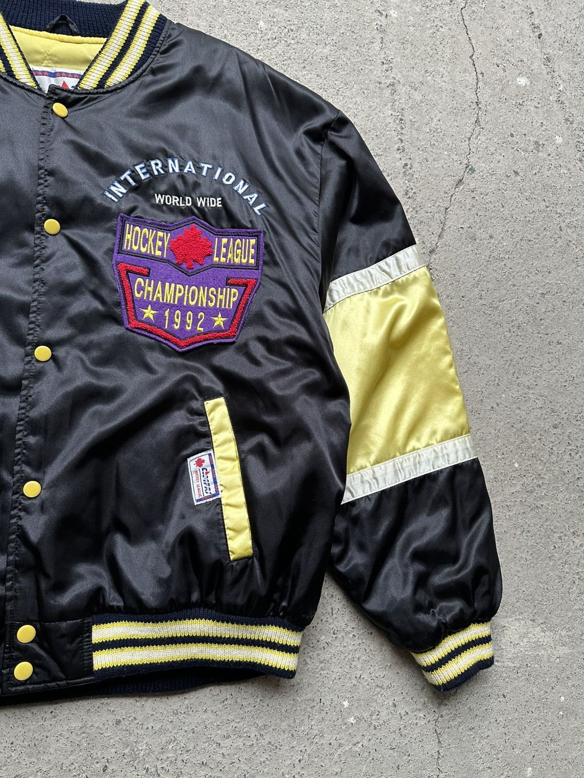 Campia Moda Campri Bomber NHL International Hockey League Vintage XL 56 Size US XL / EU 56 / 4 - 2 Thumbnail
