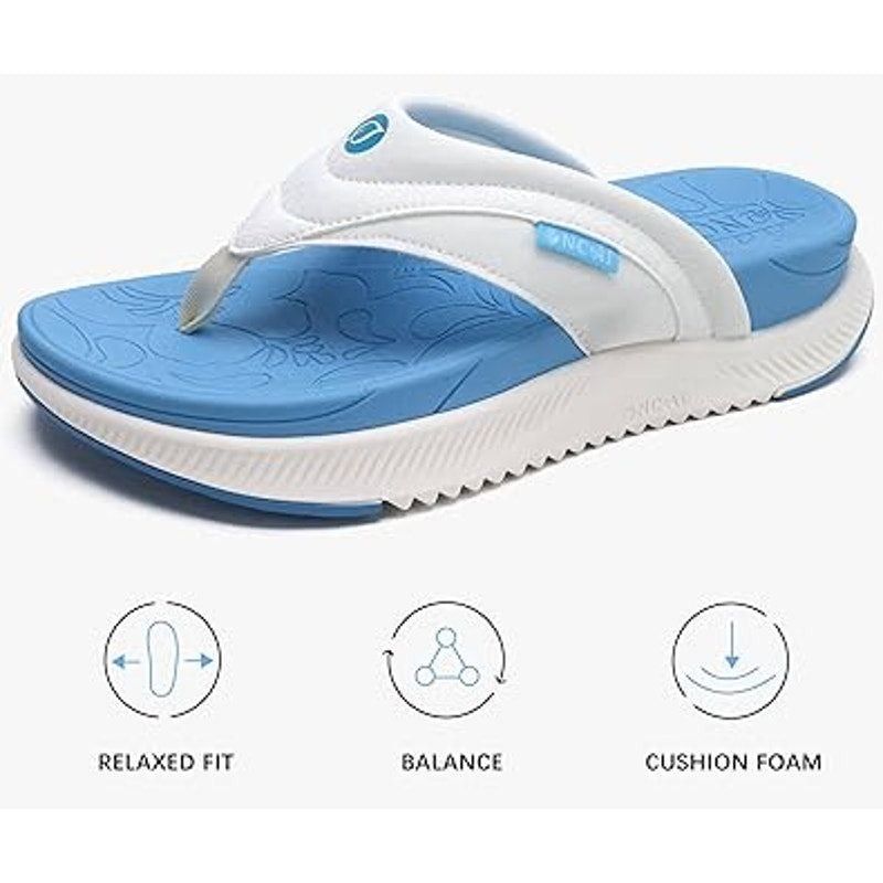Other Oncai Womens Size 8 Multi Open Toe Orthotic Flip Flops Size US 8 / IT 38 - 3 Thumbnail
