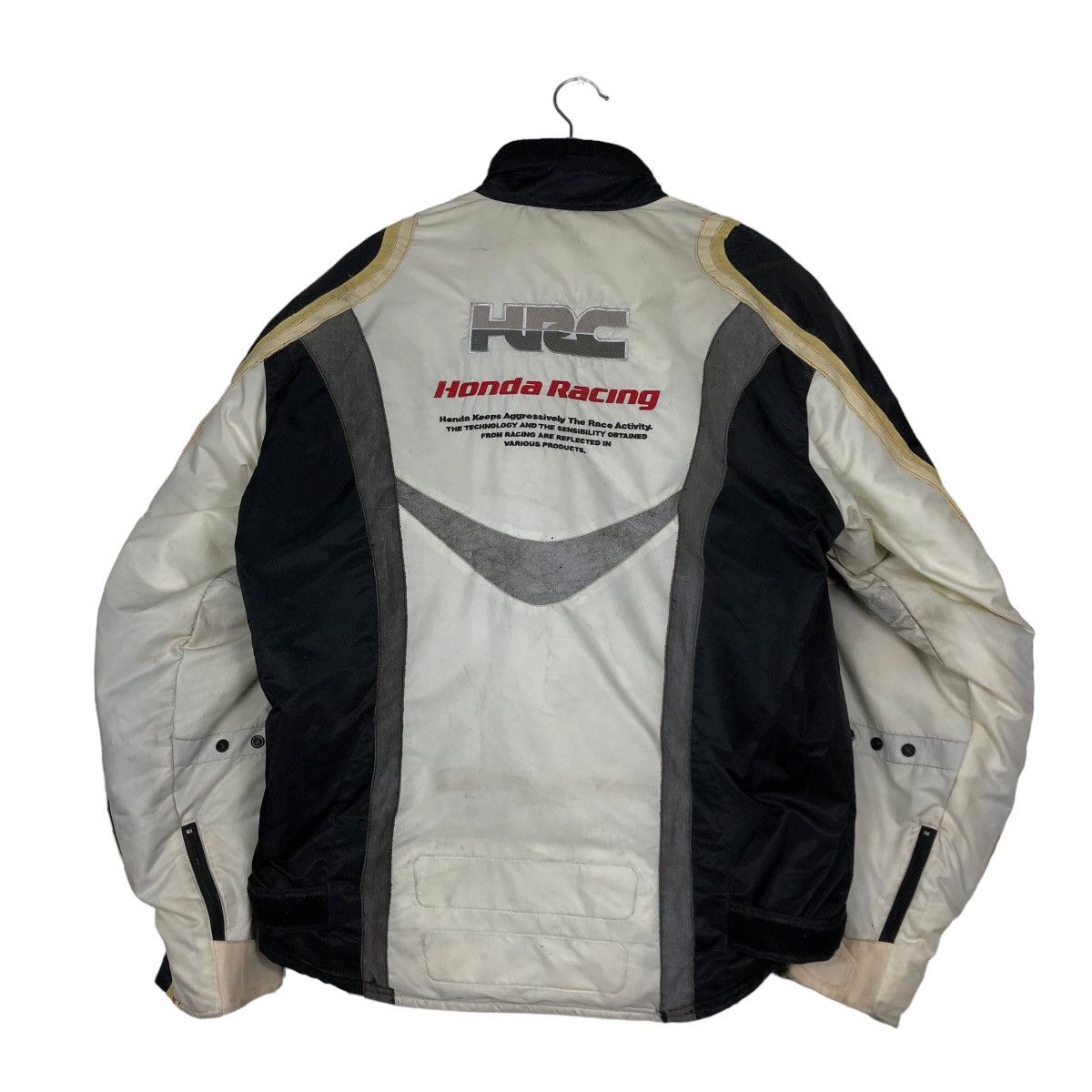 Japanese Brand 🔥Vintage HRC Honda Racing Bomber Biker Jacket Big Logo Size US L / EU 52-54 / 3 - 8 Thumbnail