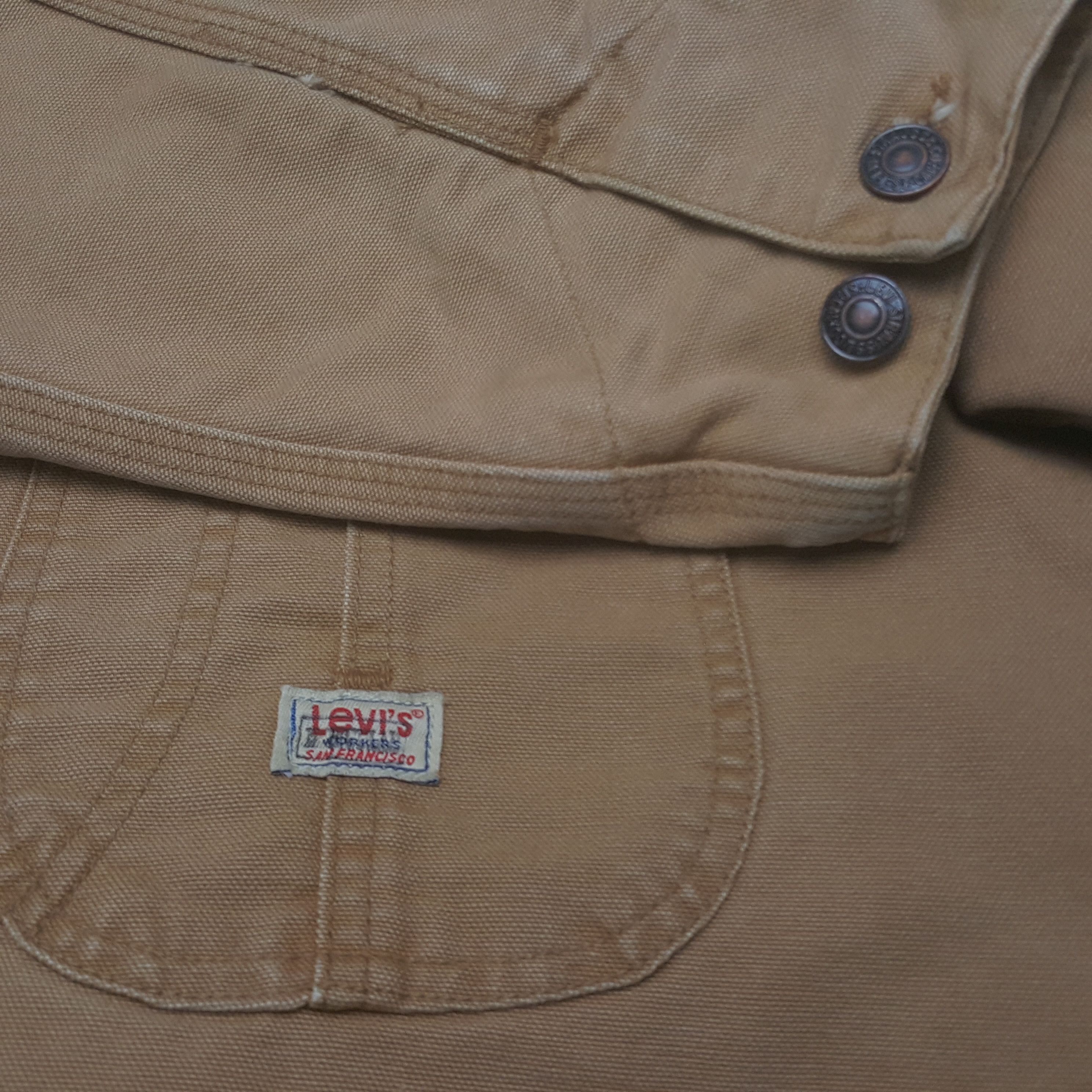 Levi's × Vintage Vintage Levi's American Style Multi Pocket Jacket Size US XL / EU 56 / 4 - 12 Thumbnail