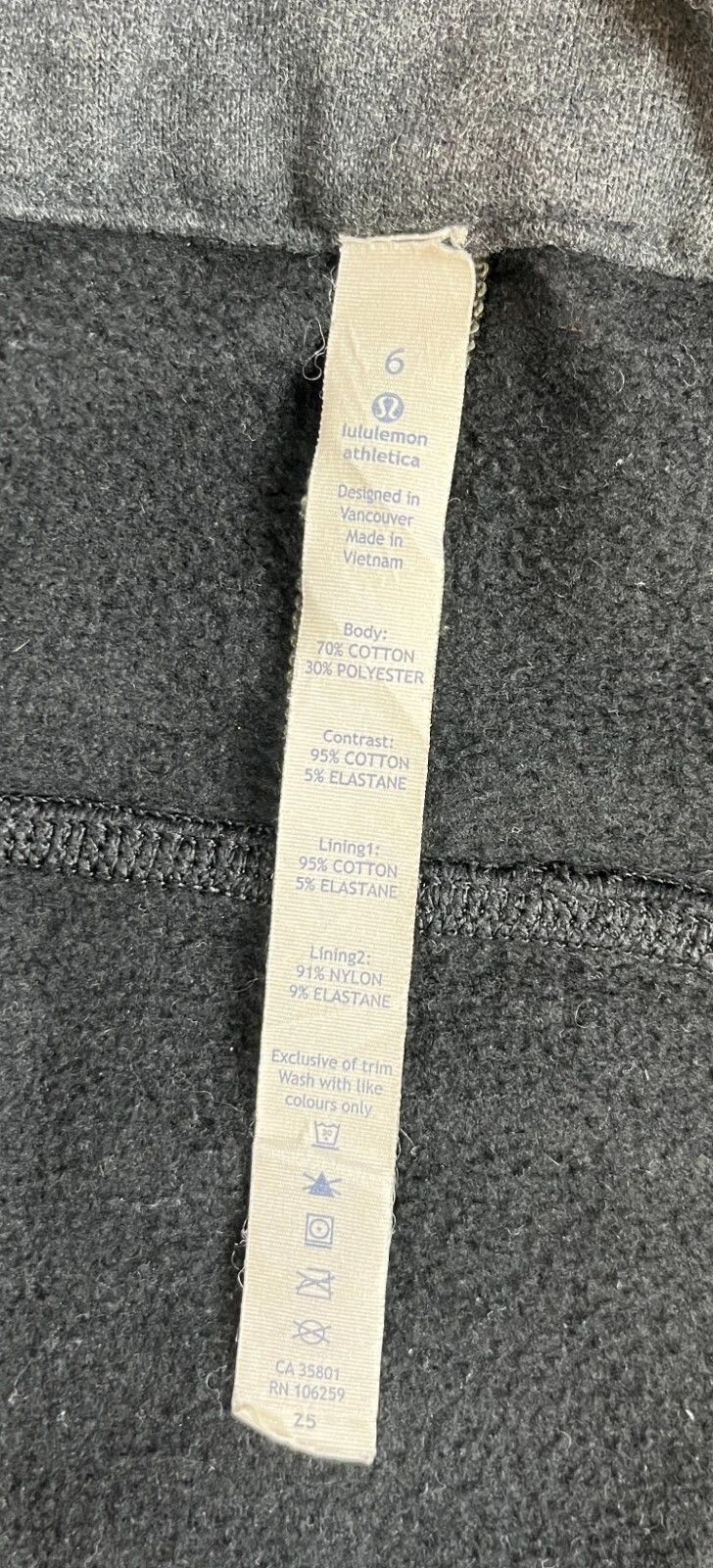 Lululemon Lululemon Cozy Cuddle Up Jacket Heathered Black / Black Sz 6 Size M / US 6-8 / IT 42-44 - 9 Thumbnail