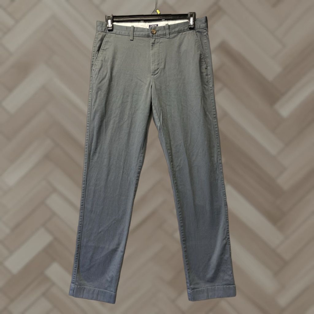 J.Crew J.Crew Chino Pants 32x34 GRAY Cotton Straight Leg /0605 Size US 32 / EU 48 - 1 Thumbnail