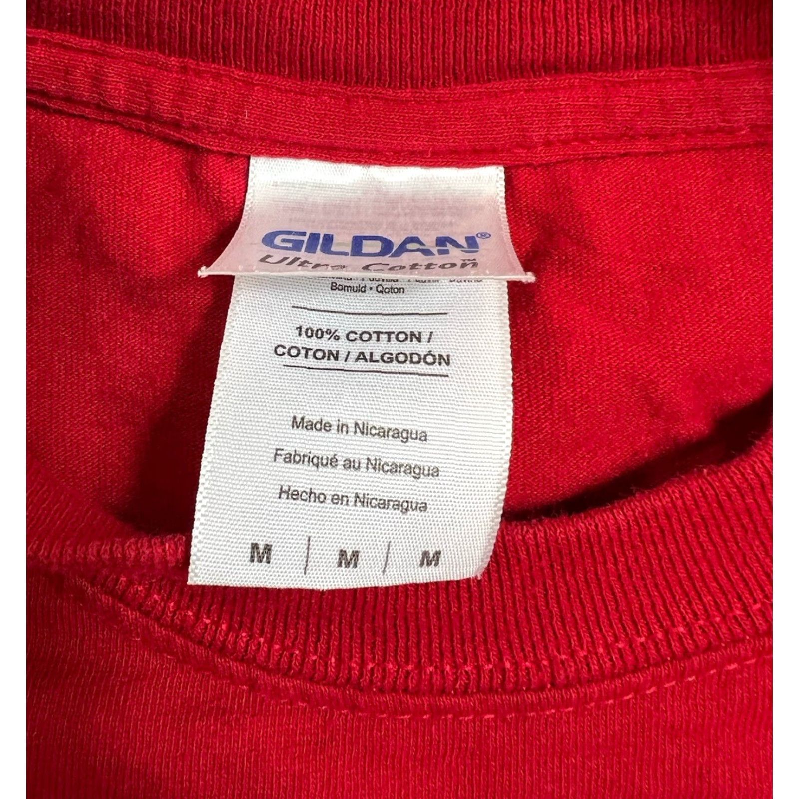 Gildan Gildan Climb Higher Red T-Shirt Size M Men Regular Short Sleeve Outdoor GME Supply Lineman Tower Climbing 90s? Size US M / EU 48-50 / 2 - 4 Thumbnail
