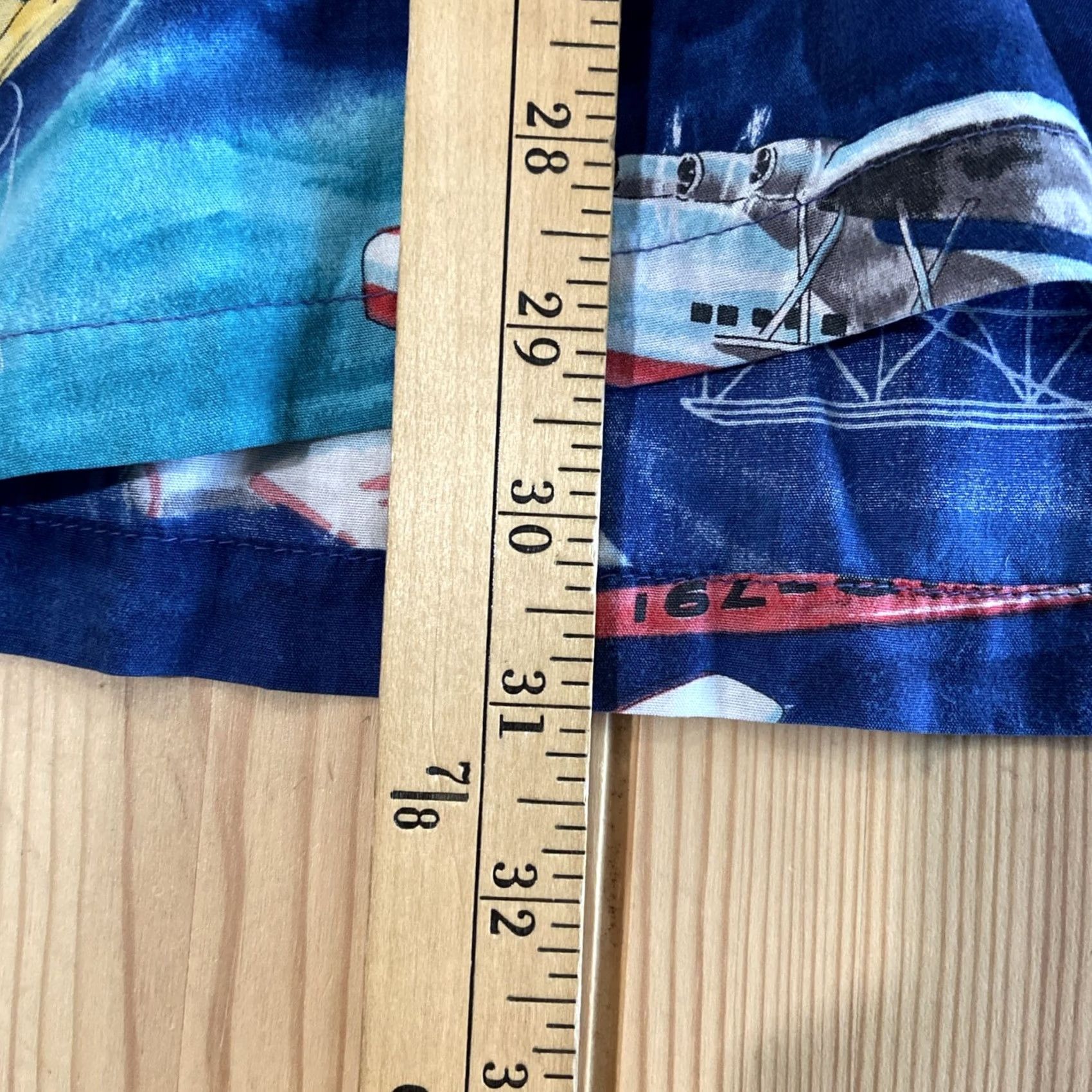 Paradise Found VINTAGE Paradise Found Shirt Men XL Hawaiian AOP Planes Rayon USA Aviation Blue Size US XL / EU 56 / 4 - 3 Thumbnail
