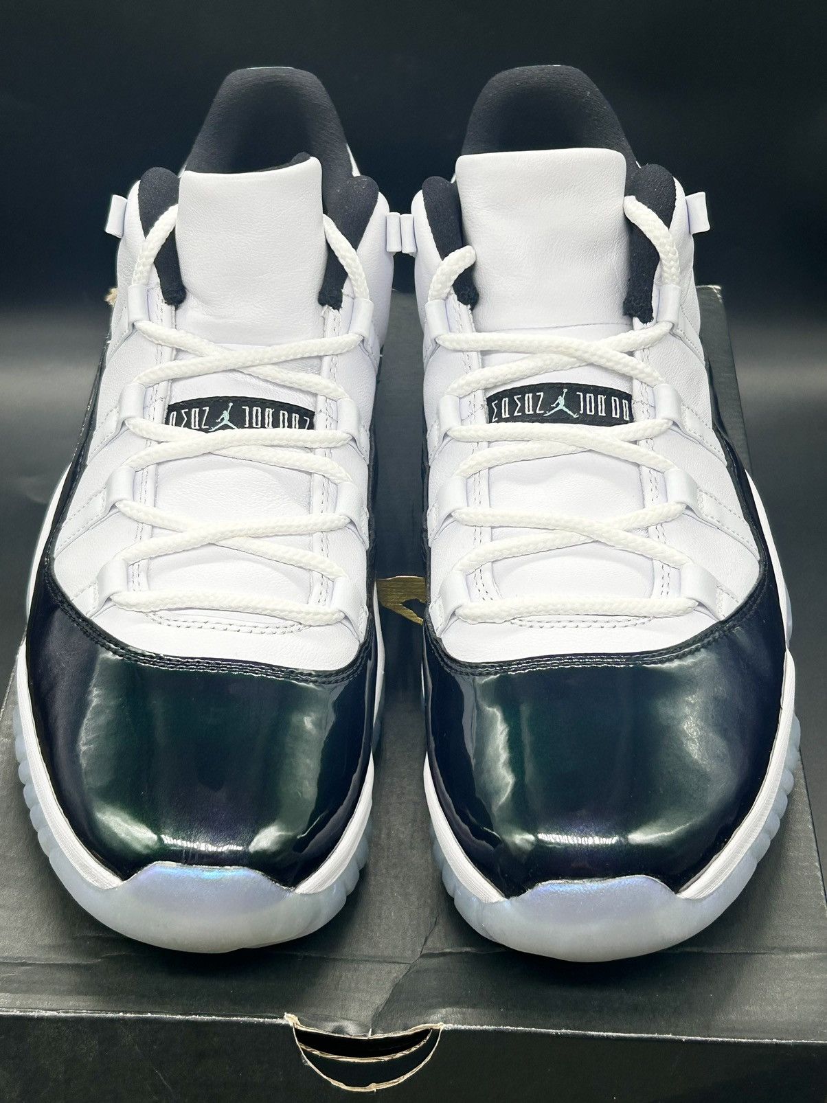 Jordan Brand Size 13 - Air Jordan 11 Retro Low Emerald ‘2018’ Size US 13 / EU 46 - 3 Thumbnail
