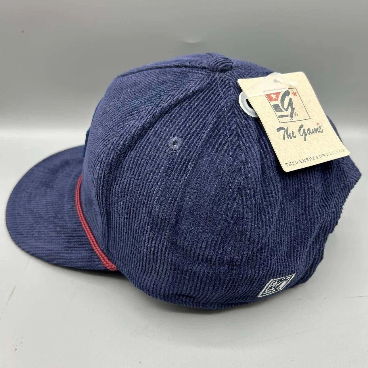 The Game Jackson Hole Hat Men Blue Corduroy Strap Back Cotton Size ONE SIZE - 8 Thumbnail