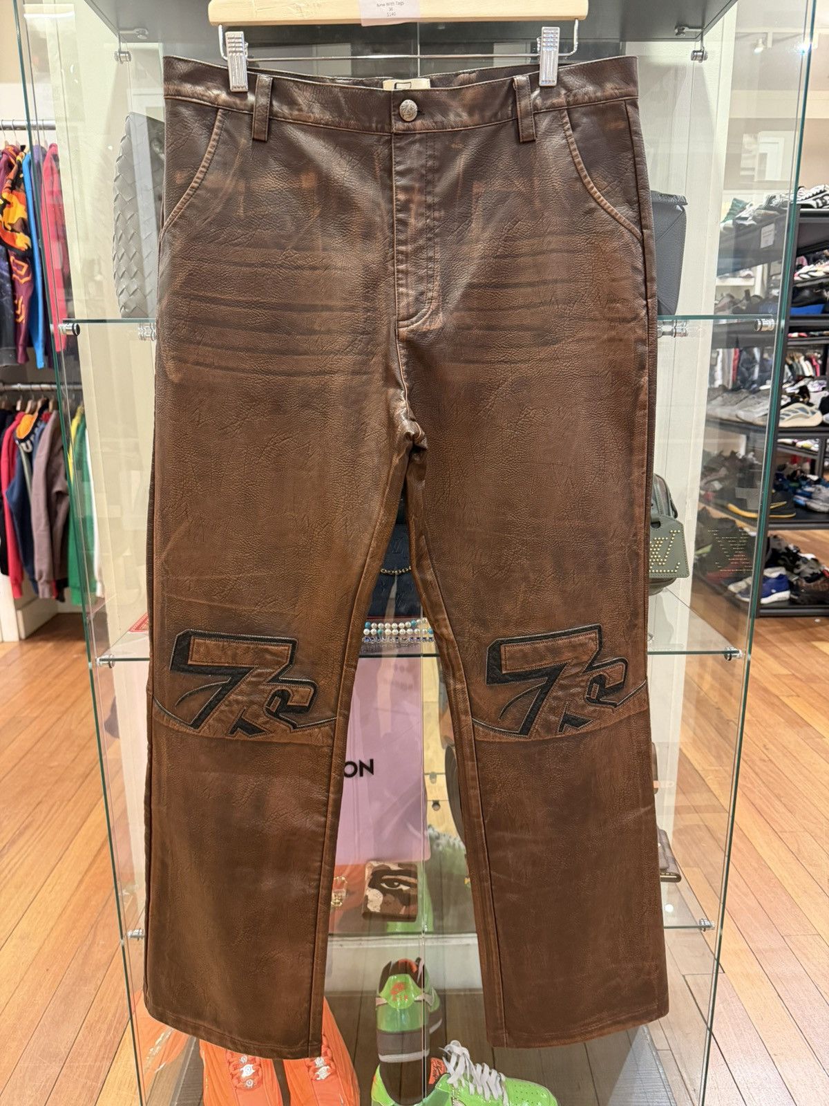 TRIPLE SEVENS Triple Sevens Leather Pants Size US 36 / EU 52 - 1 Thumbnail