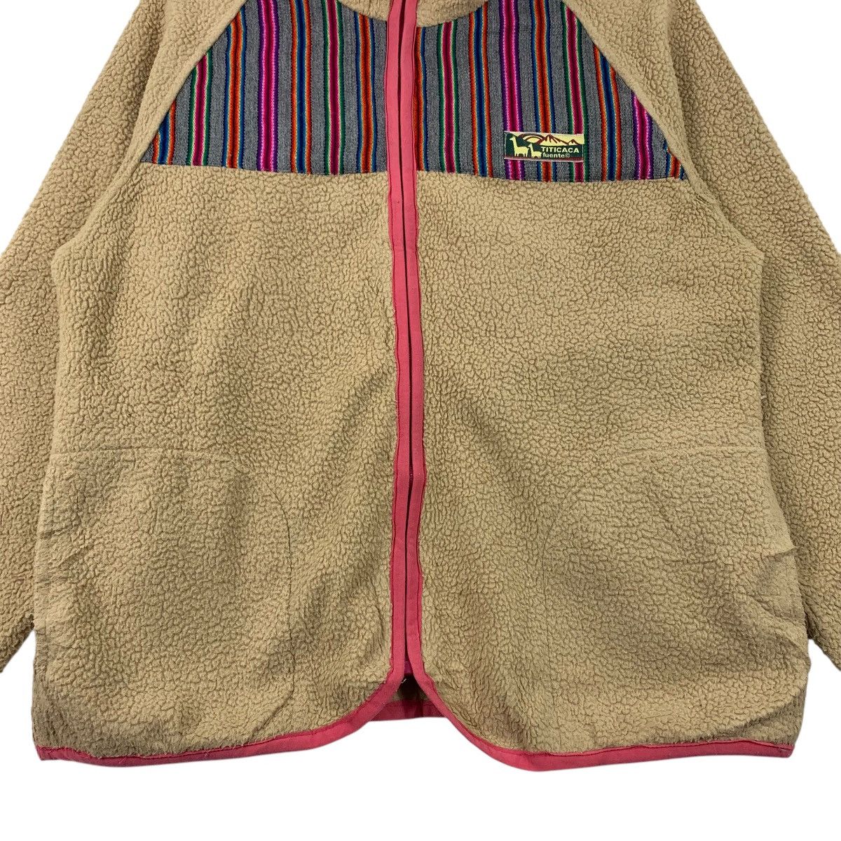 Japanese Brand TITICACA fuente fleece zipper hoodie Size L / US 10 / IT 46 - 9 Thumbnail