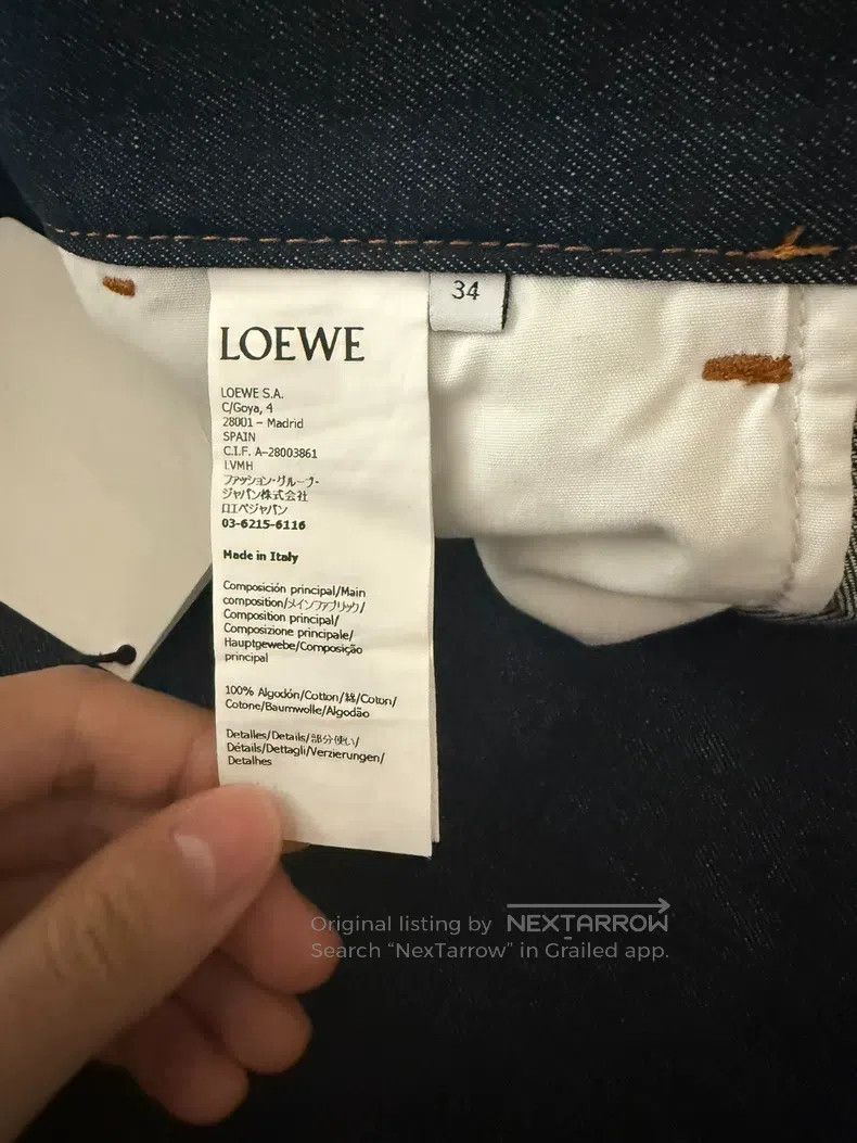 Loewe Loewe Embroidered Logo Denim Long Pants Size 42" / US 20 - 4 Thumbnail