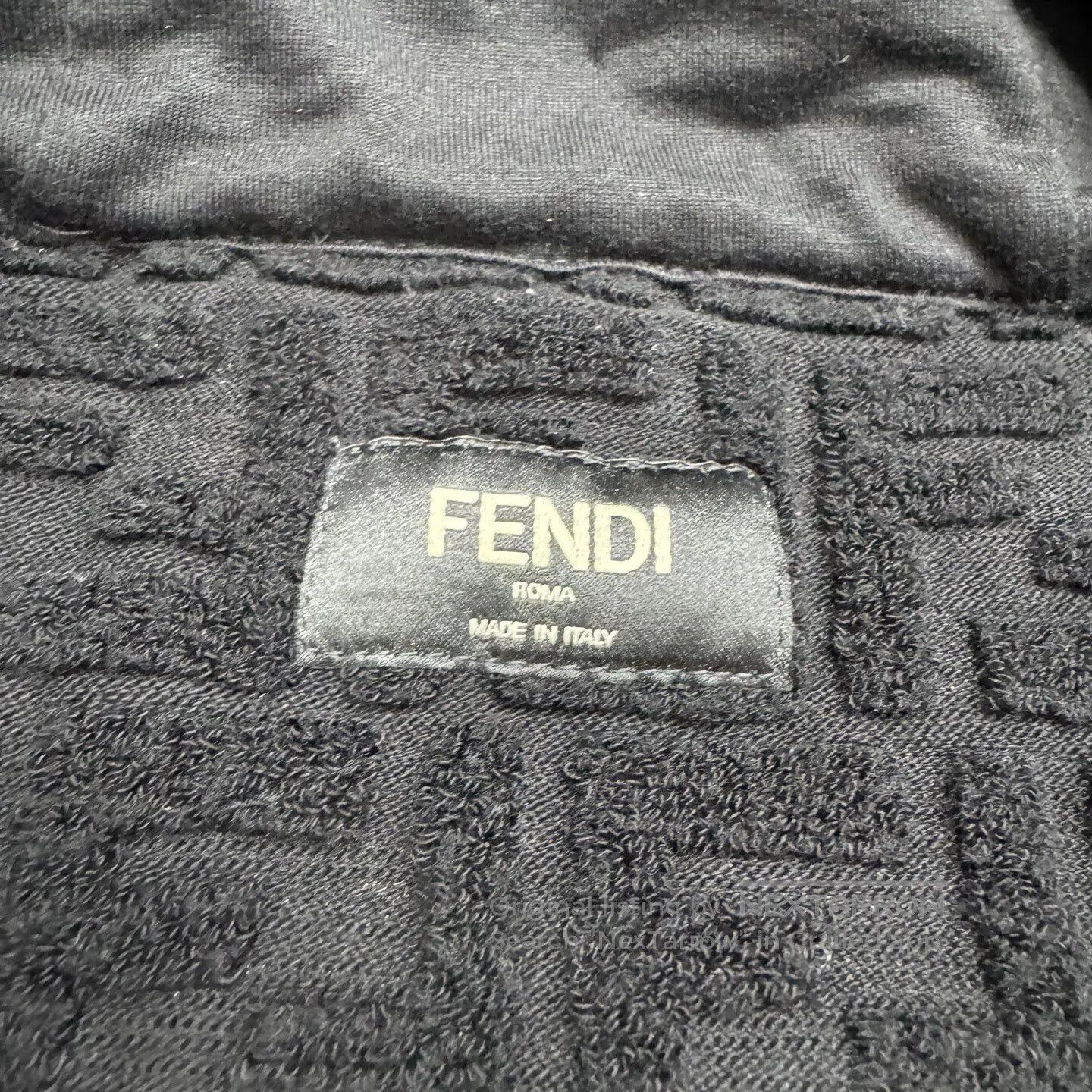 Fendi FENDI Double-F pattern printed hooded hoodie| Size US XL / EU 56 / 4 - 3 Thumbnail