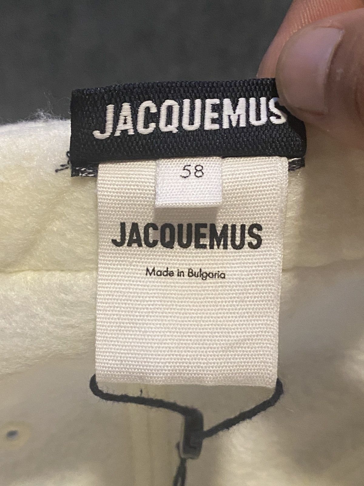 Designer × Jacquemus JACQUEMUS LA CASQUETTE FEUTRE CAP Size ONE SIZE - 6 Thumbnail