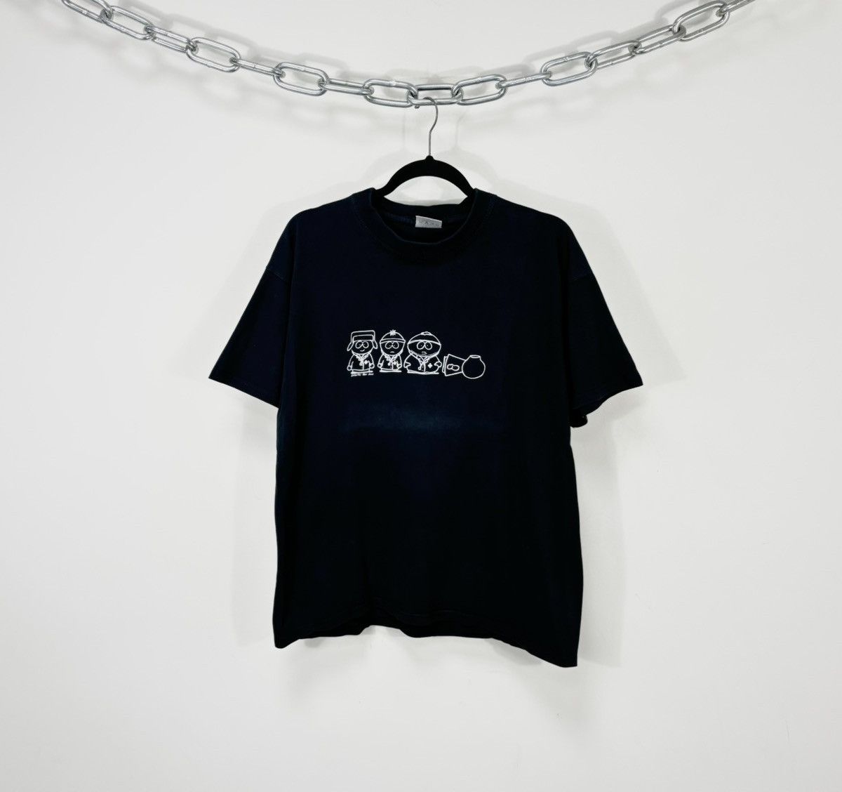 Other Vintage South Park 2001 Big Logo Rare Hype Black T-Shirt Tee Size US M / EU 48-50 / 2 - 1 Thumbnail