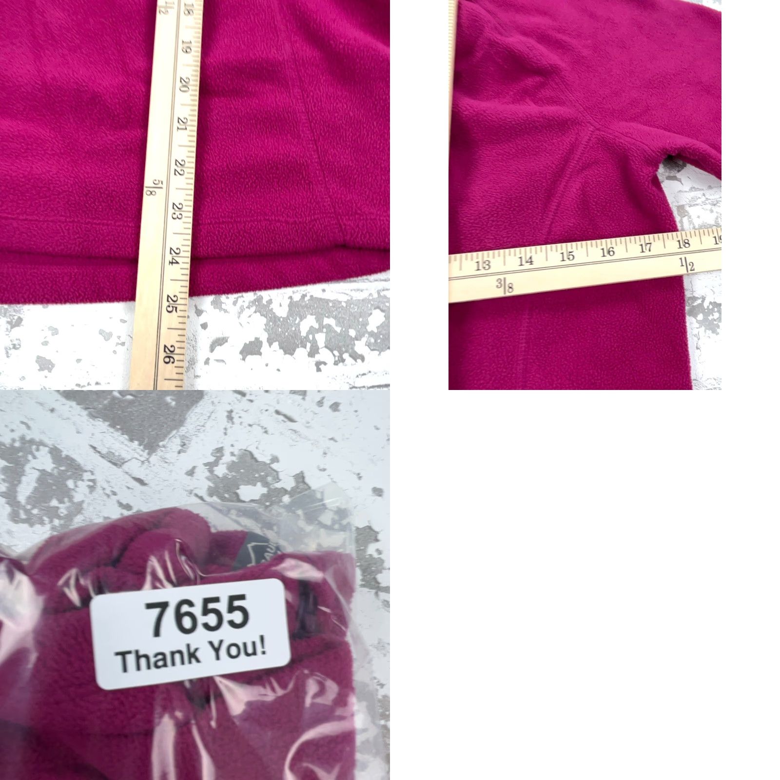Eddie Bauer Eddie Bauer Women Medium Pink Fleece Jacket Layer Top Quarter Zip Size M / US 6-8 / IT 42-44 - 8 Thumbnail