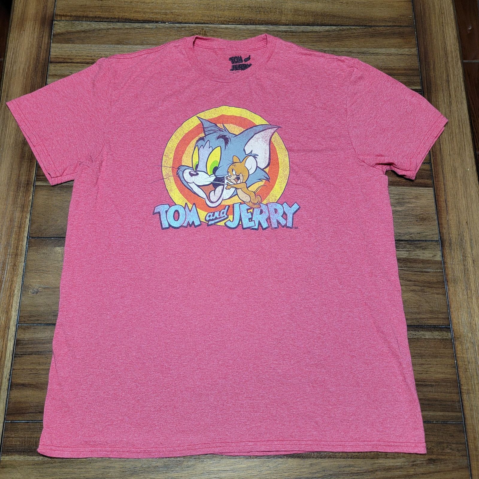 Other Tom & Jerry Unisex Red Tee Classic Logo - Size Large Size US L / EU 52-54 / 3 - 1 Thumbnail
