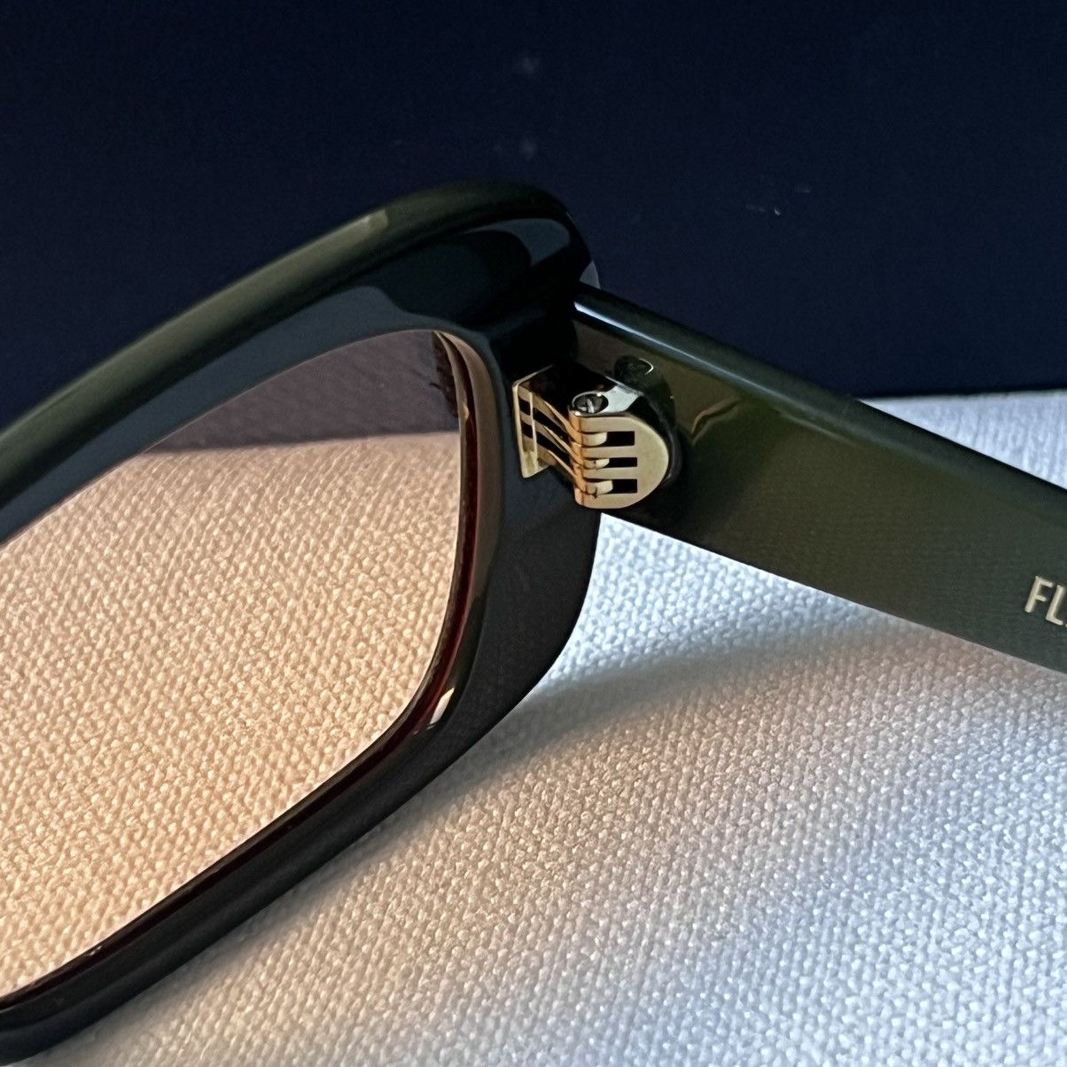 Veneda Carter x Flatlist Green Disco Sunglasses