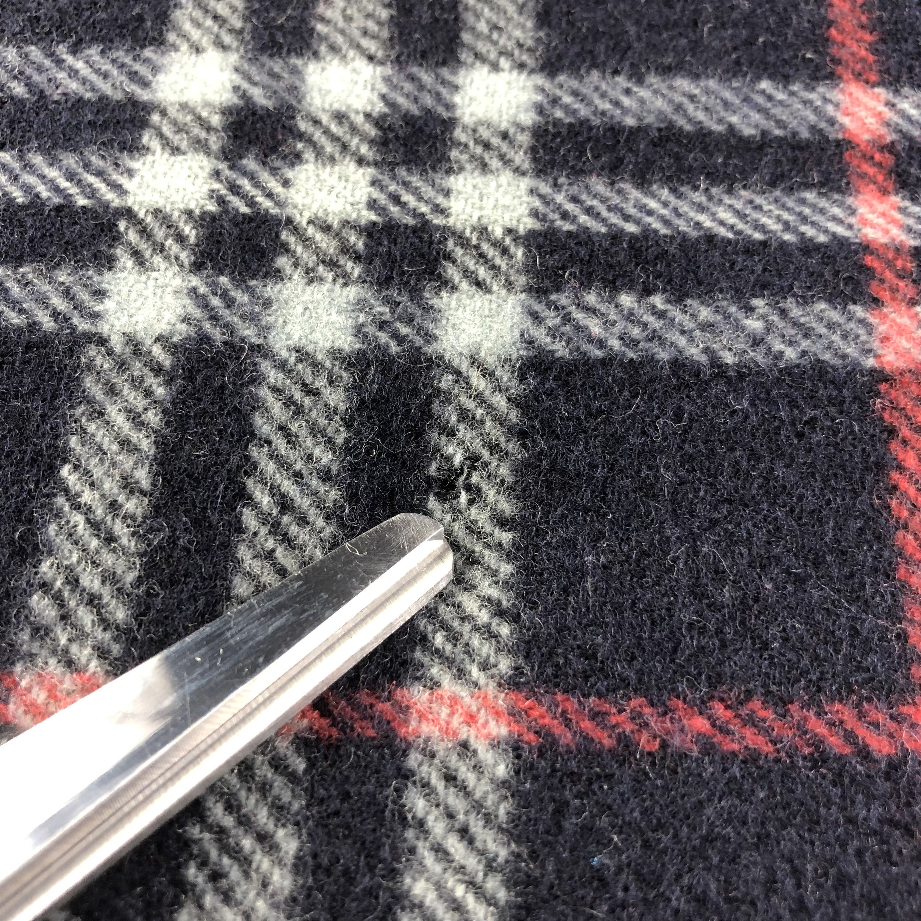 Burberry Burberry Blue Nova Check Wool Scarf Muffler V1544 Size ONE SIZE - 5 Thumbnail