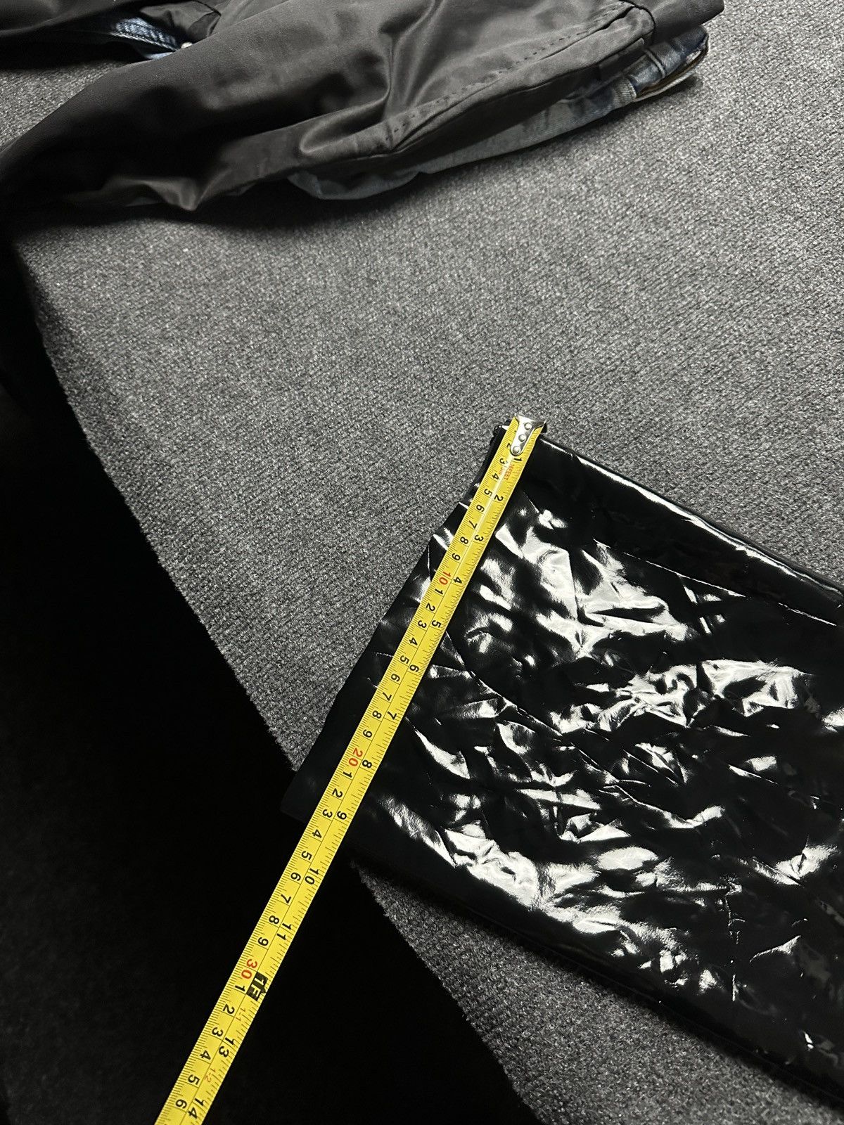 Other SEXY 18+ 🚨 LUXURY BLACK PATENT LATEX Y2K PANTS Size 26" / US 2 / IT 38 - 21 Thumbnail
