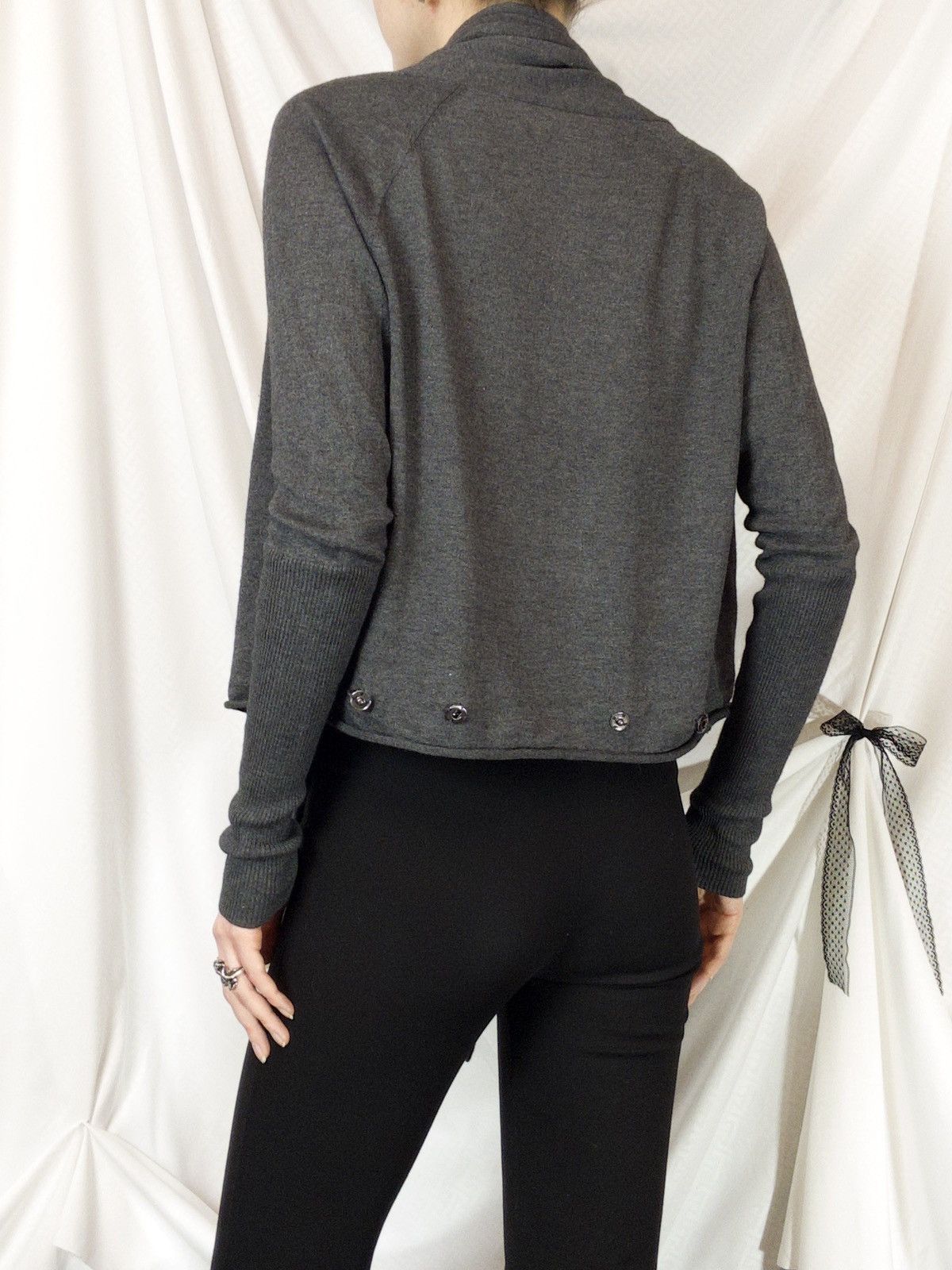 Allsaints AllSaints Sago Pirate cardigan in dark gray Size M / US 6-8 / IT 42-44 - 2 Thumbnail
