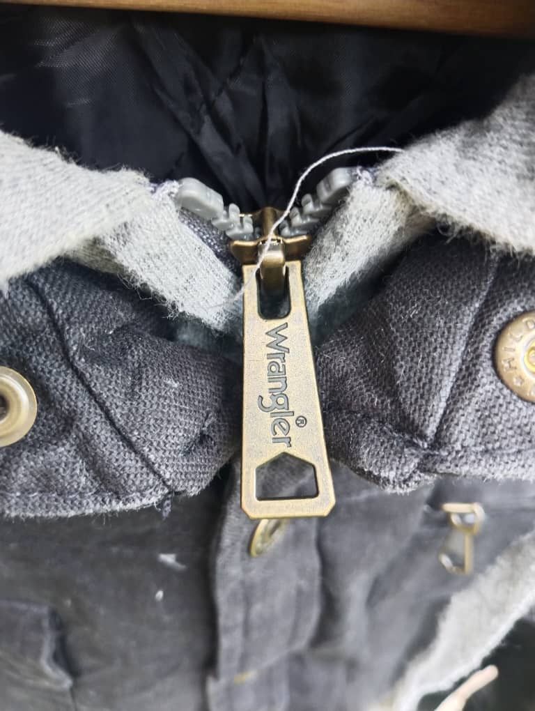 Wrangler Vintage Wrangler Workwear Hoodie Jacket Buttons Up Size US XL / EU 56 / 4 - 3 Thumbnail