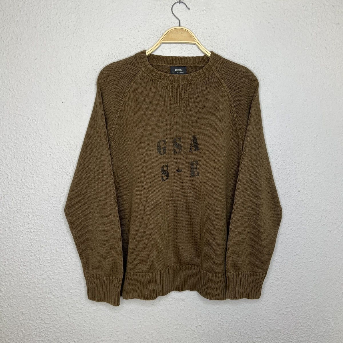 G-Star Vintage G-Star Raw Utility Sweater Jumper Heavy Knit Brown Size US M / EU 48-50 / 2 - 1 Thumbnail