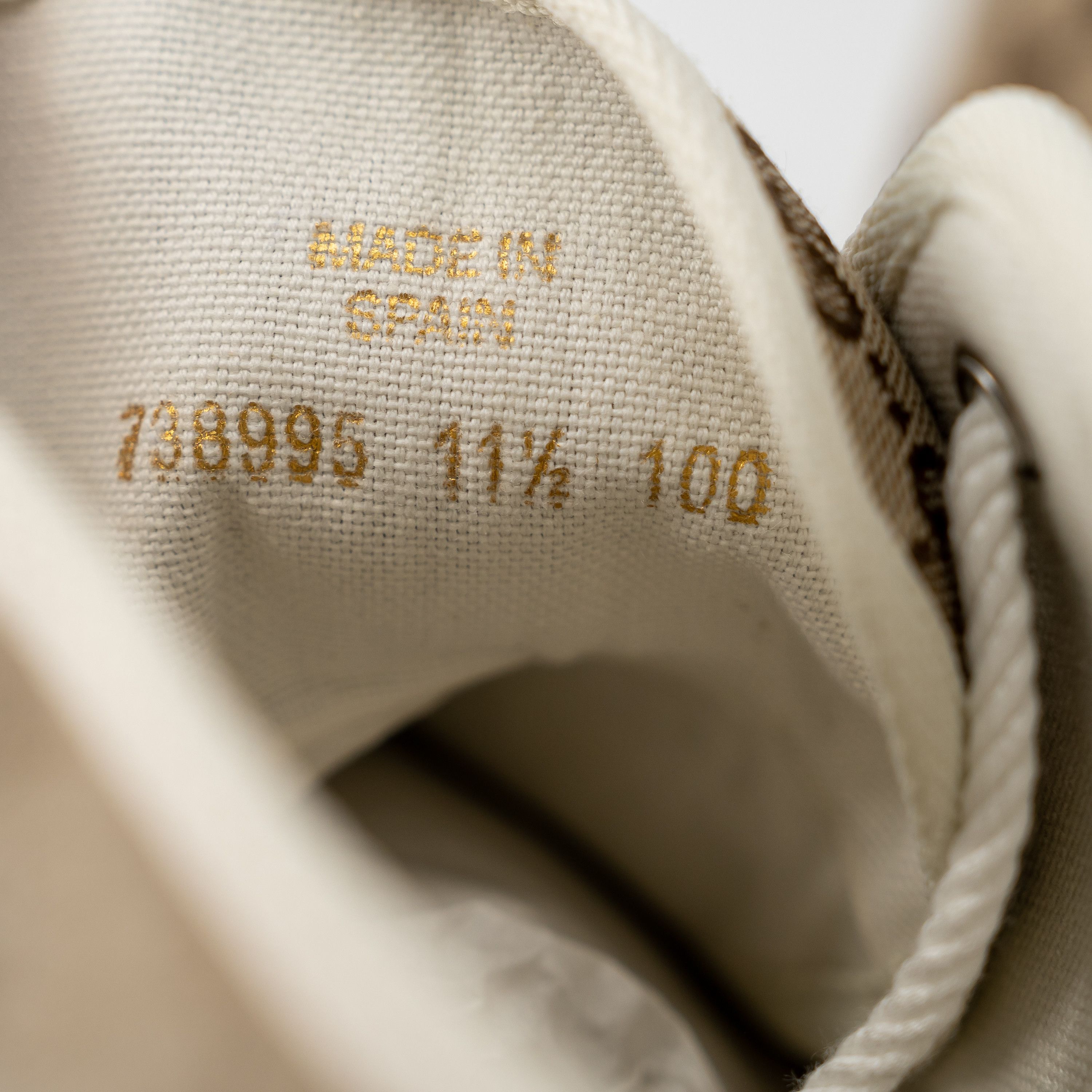 Gucci 11.5G - Gucci GG Canvas Monogram Sneakers Tortuga Beige High Size US 12 / EU 45 - 7 Thumbnail