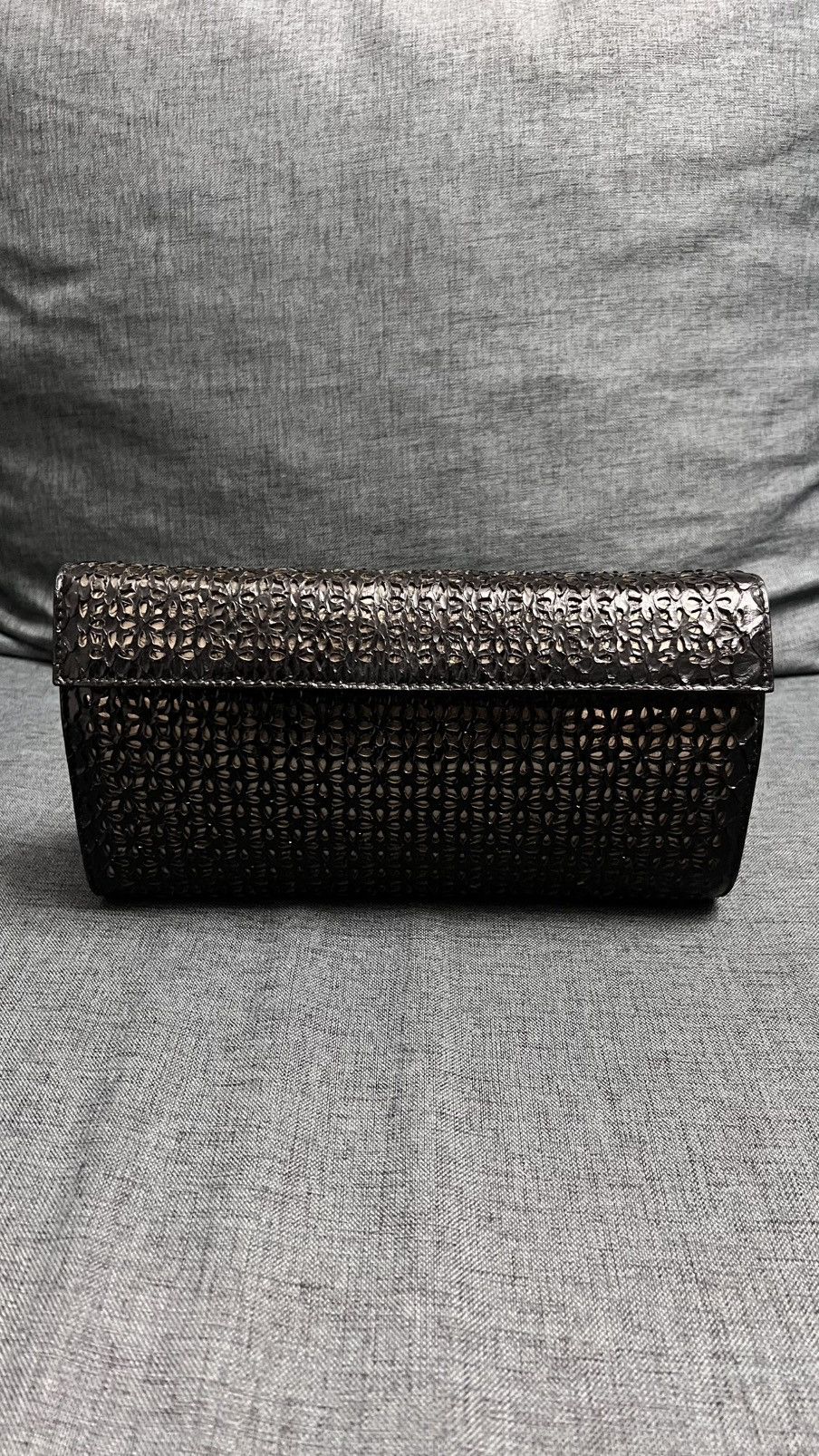 Alaia Alaia Python Laser Cut Clutch Bag Size ONE SIZE - 1 Thumbnail