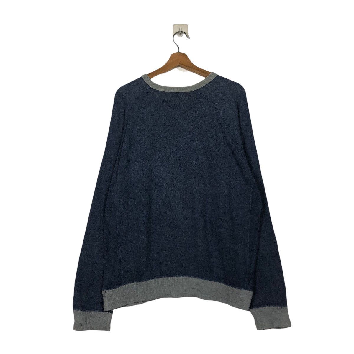 Nike 📌Vintage Nike Big Swoosh Sweatshirt Rich Blue Pull Over Size US L / EU 52-54 / 3 - 9 Thumbnail