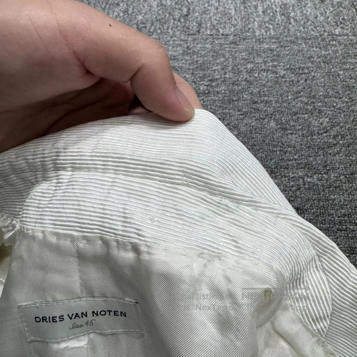 Dries Van Noten Dries Van Noten White Blazer. Size US S / EU 44-46 / 1 - 2 Thumbnail