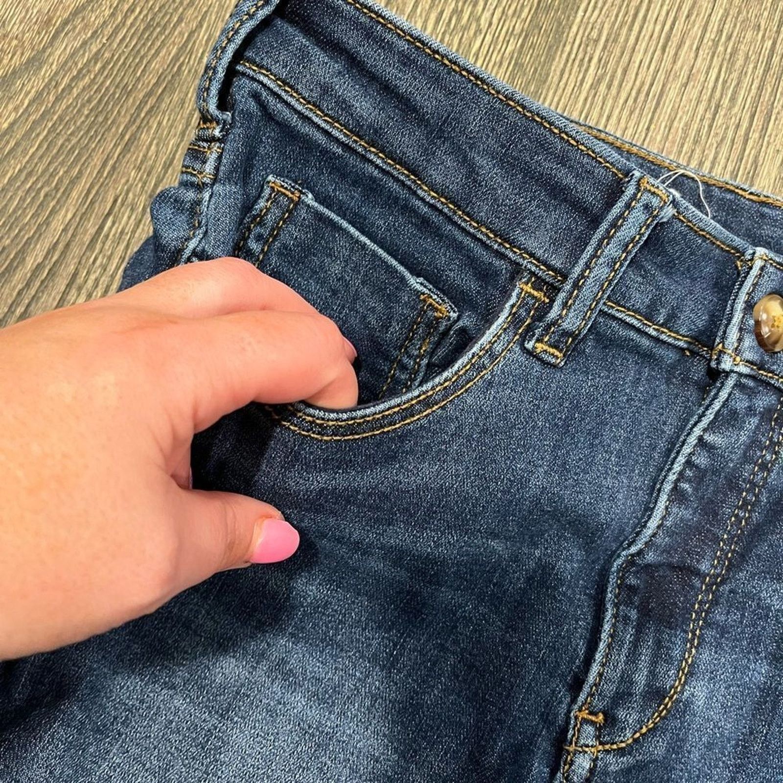 Anthropologie Anthropologie Pilcro High Rise Capri Blue Jeans Petite 27 Size 27" / US 4 / IT 40 - 8 Thumbnail
