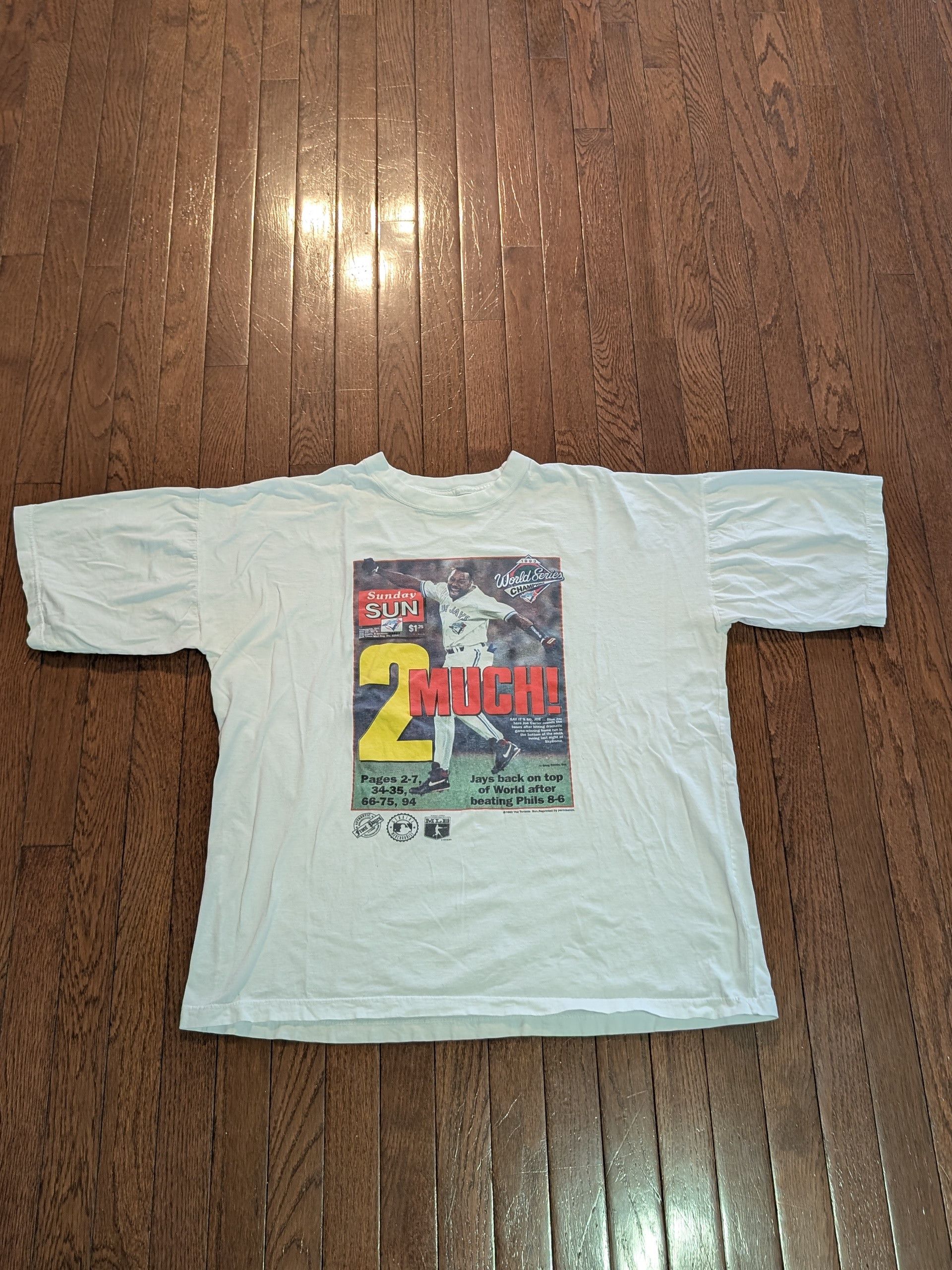 Other 1993 Toronto Blue Jays World Series Champs T-Shirt Size XL Size US XL / EU 56 / 4 - 1 Thumbnail