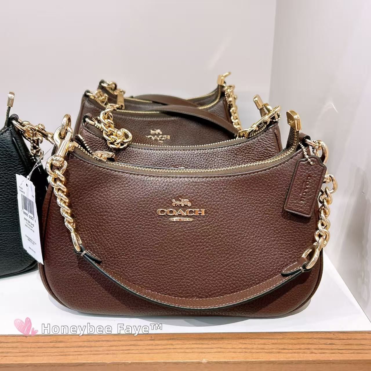Coach Teri Shoulder Bag CV934 Gold/Maple Size ONE SIZE - 2 Thumbnail