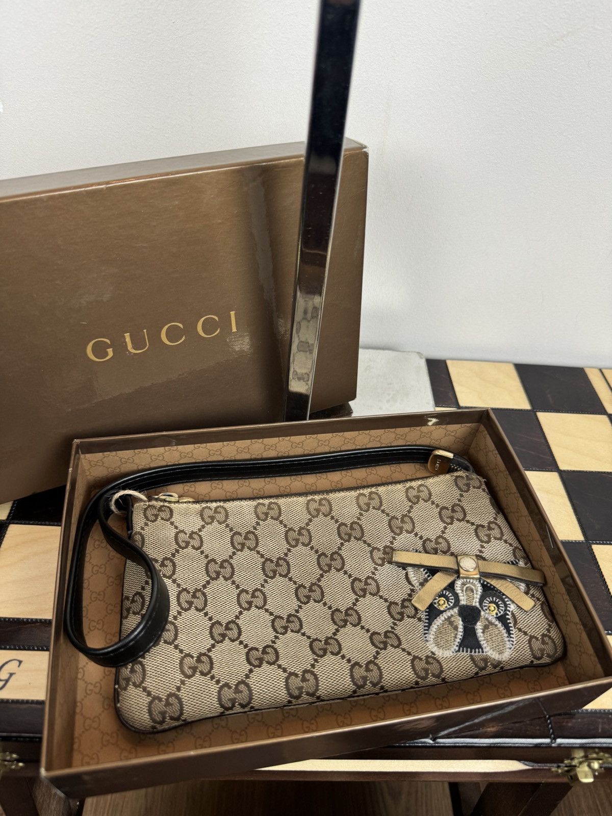 Gucci Leather bag mini Gucci GG original luxury streetwear item Size ONE SIZE - 7 Thumbnail
