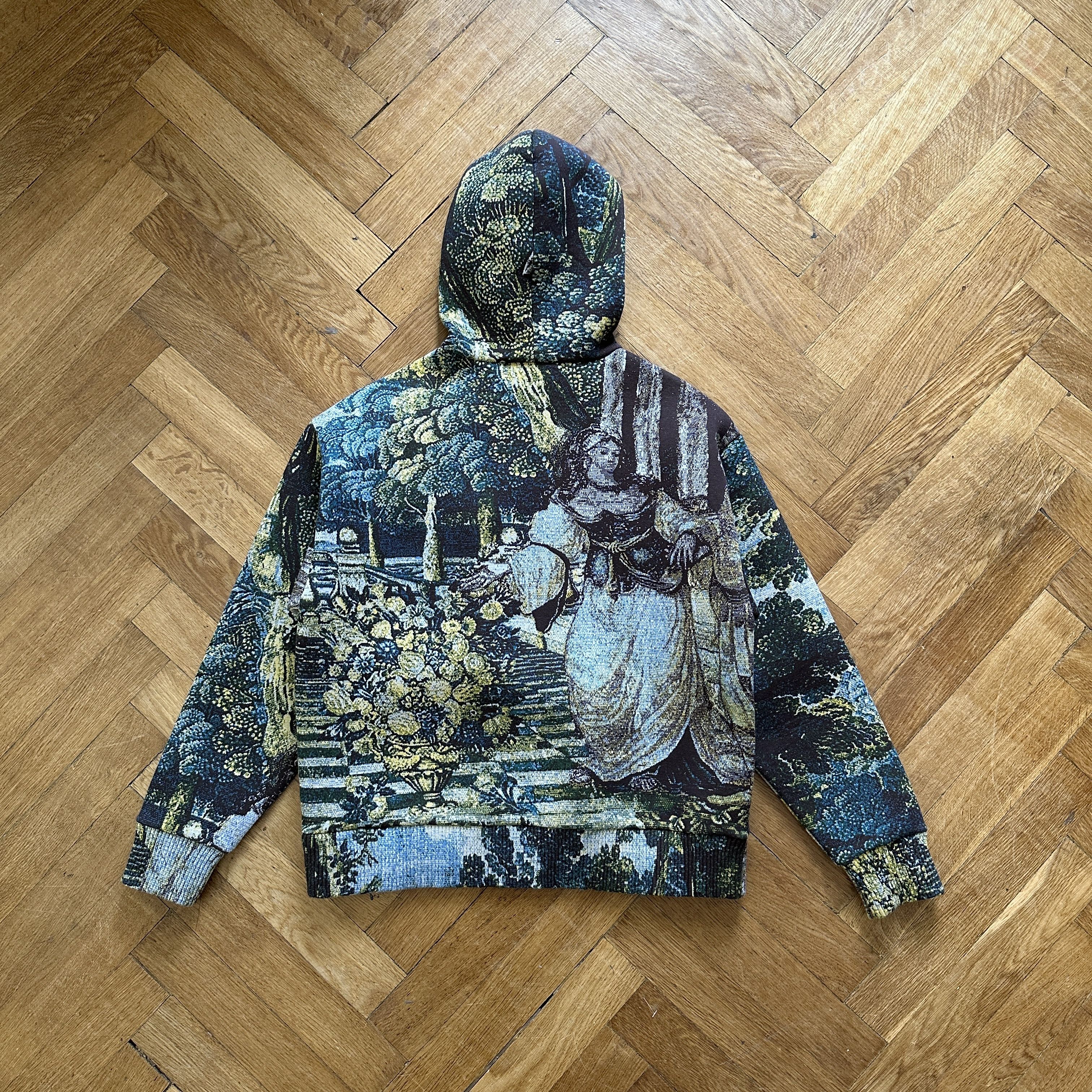 Louis Vuitton Pre SS20 Tapestry Cargo Hoodie Sample Size US M / EU 48-50 / 2 - 2 Thumbnail