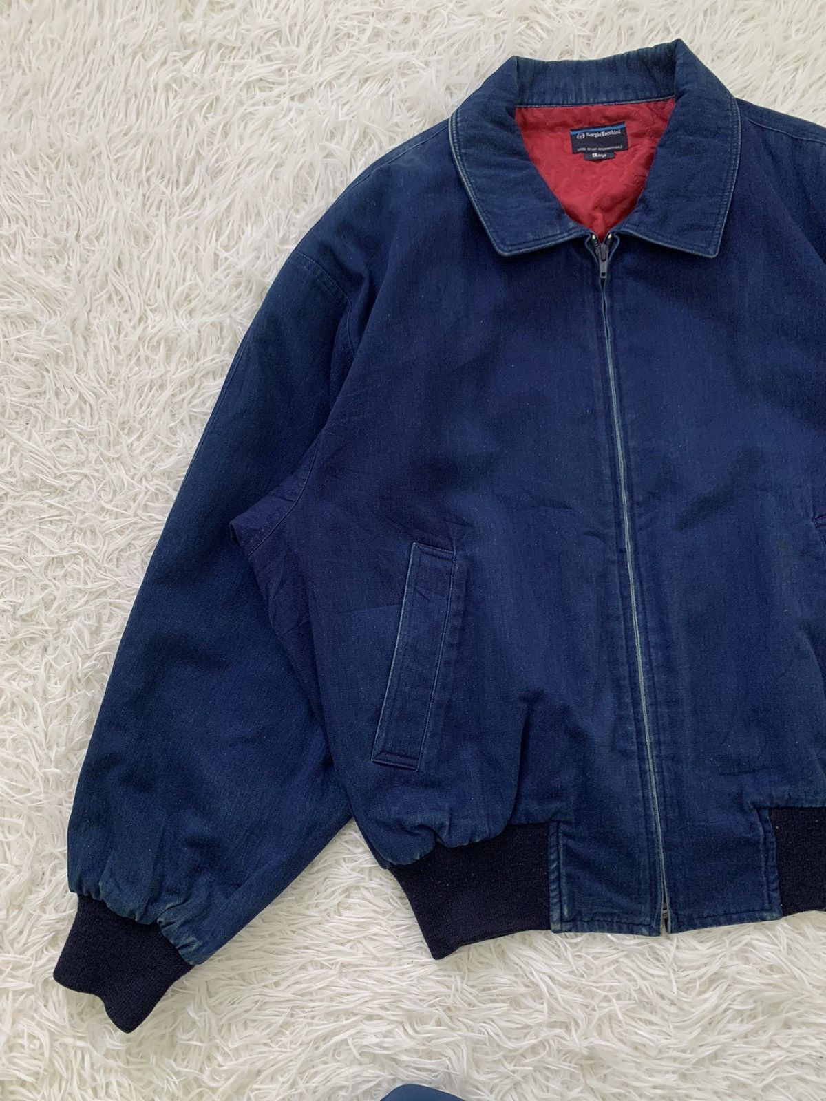 Sergio Tacchini Sergio Tacchini Big Print Logo Bomber Jacket Size US L / EU 52-54 / 3 - 3 Thumbnail