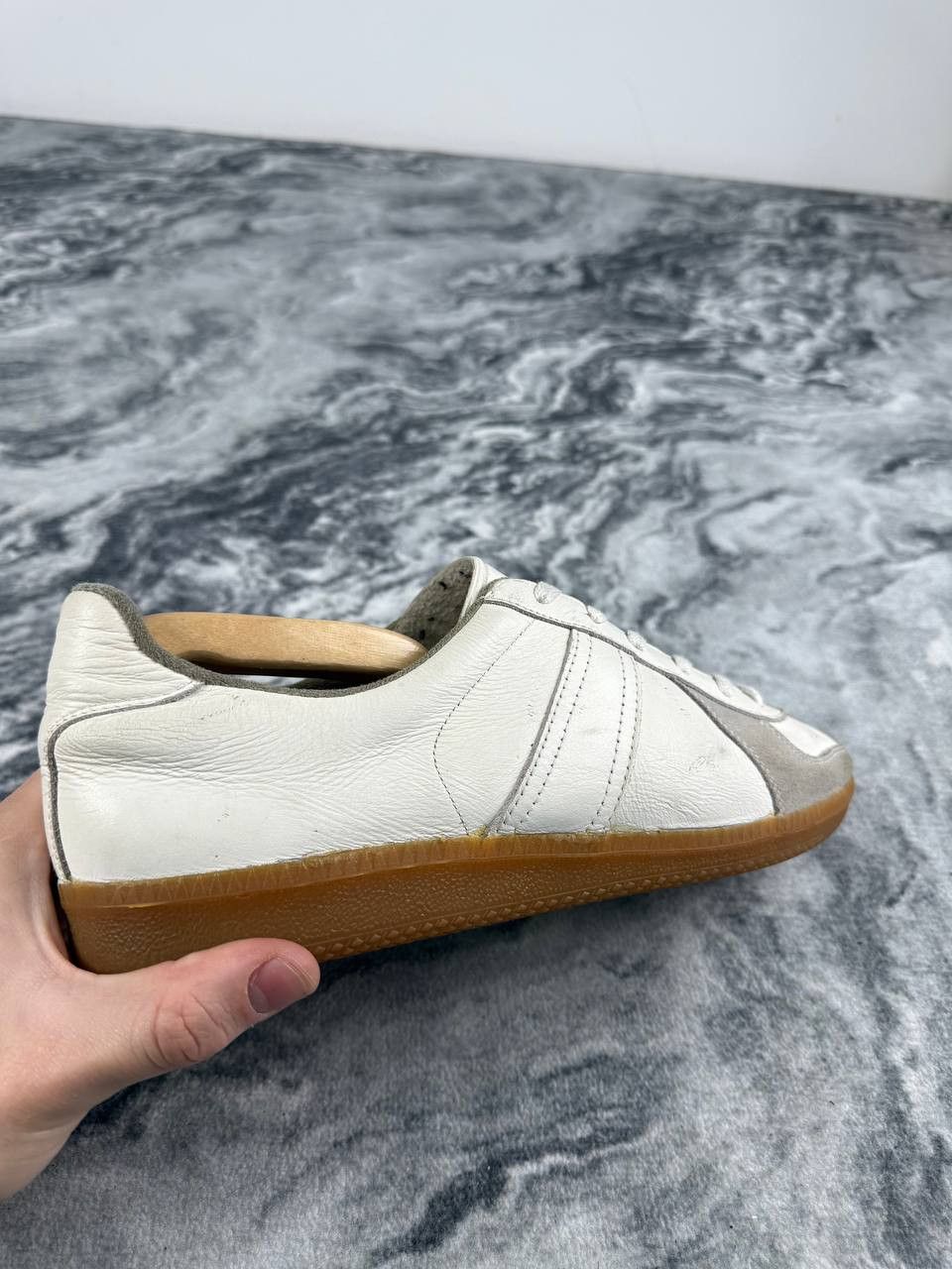 Vintage GAT BW Sport Army Trainer Bundeswehr Shoes Leather Sneakers Size US 9.5 / EU 42-43 - 8 Thumbnail
