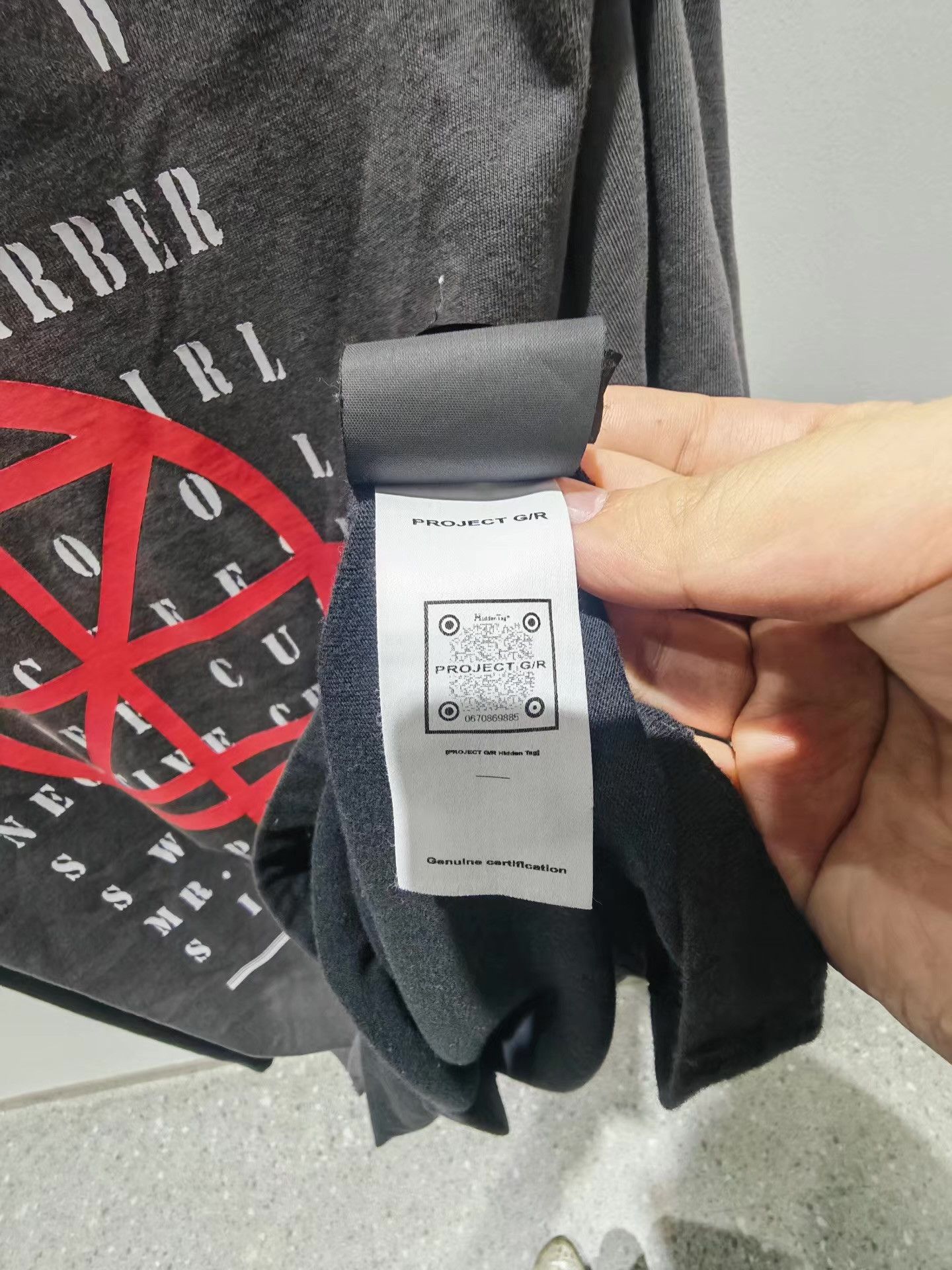 GRAILZ Grailz Project G/R 24SS Fake Sleeve Tee。 Q15 Size US S / EU 44-46 / 1 - 5 Thumbnail