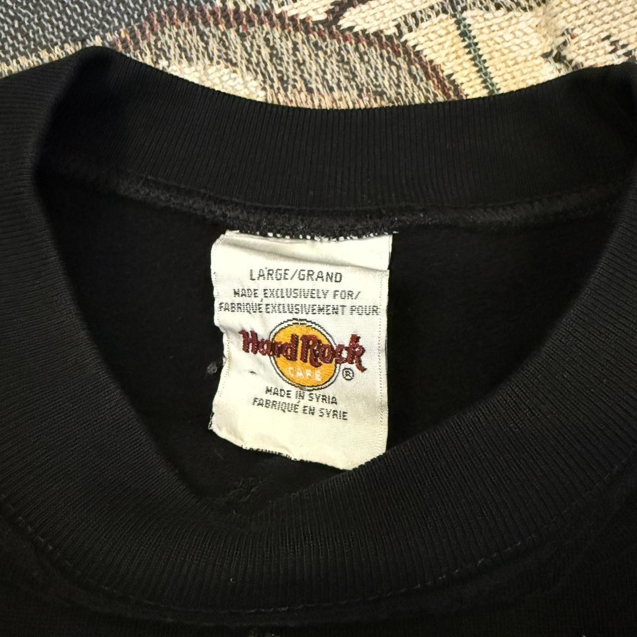 Hard Rock Cafe Vintage Black Hard Rock Cafe Niagara Falls Crewneck Size US L / EU 52-54 / 3 - 3 Thumbnail