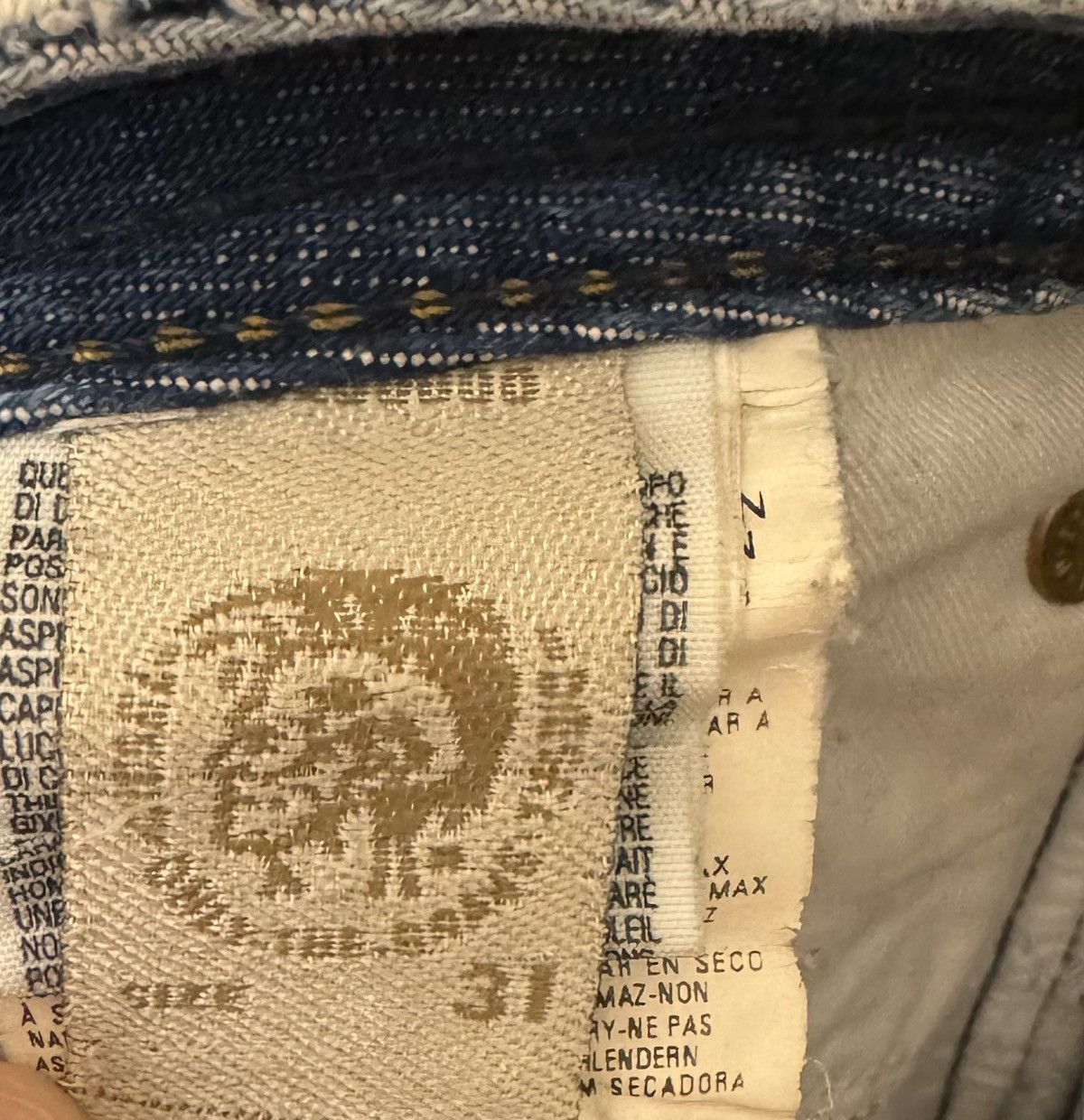 Diesel × Vintage Diesel vintage boot cut flare distressed denim pants Y2K Size US 31 - 7 Thumbnail
