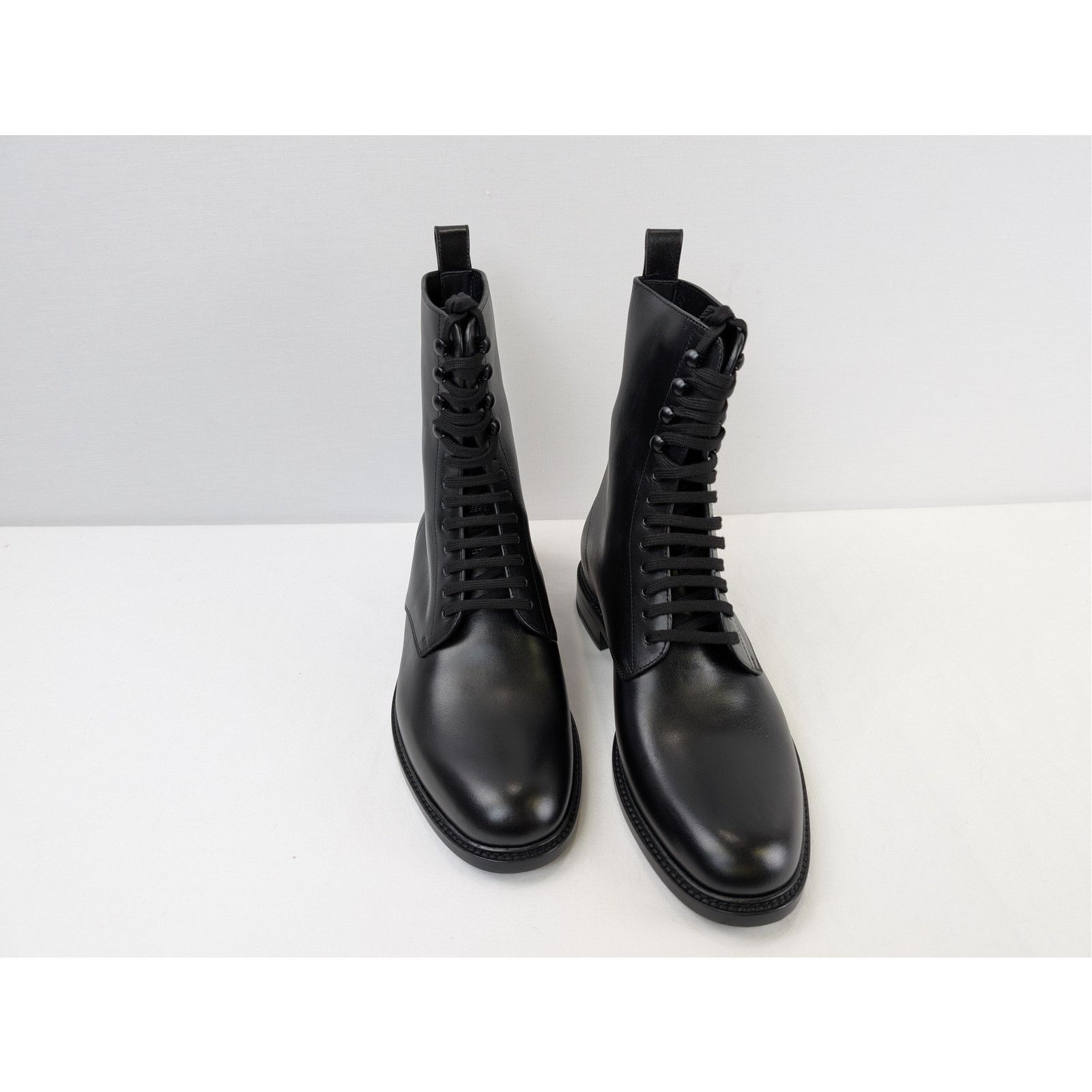 Saint Laurent Paris o1rshd1 Stalker Army 20 Lace up Boots in Nero Size US 10 / EU 43 - 6 Thumbnail
