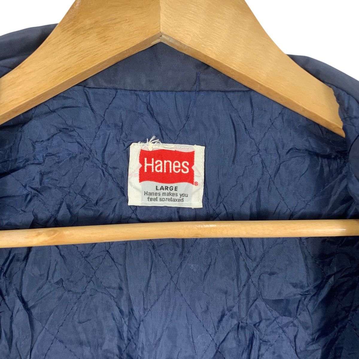 Hanes Vintage HANES AMERICAN SPIRIT Quilited Puffer Coach Jacket Size US L / EU 52-54 / 3 - 9 Thumbnail